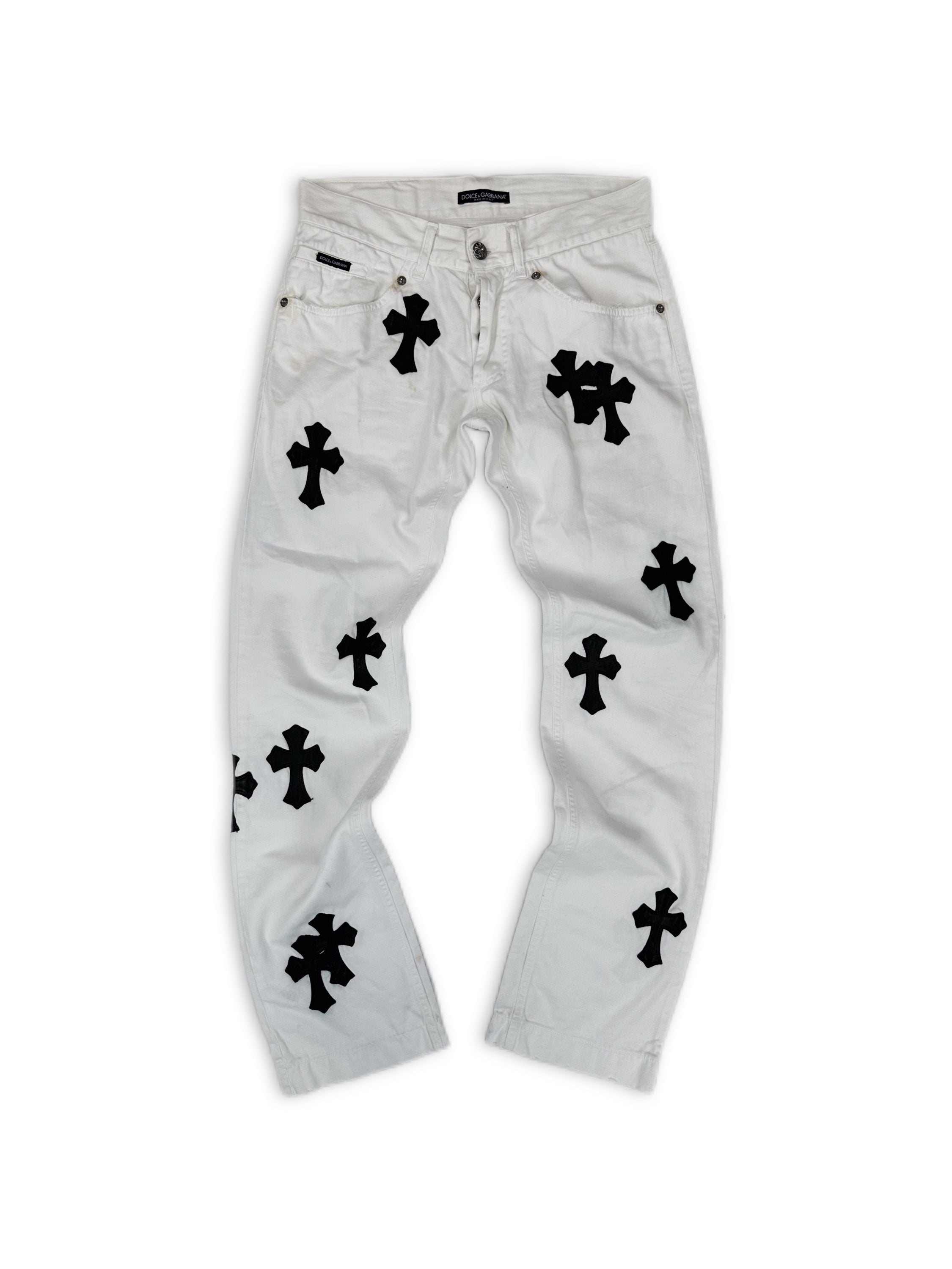 00s Chrome Hearts Custom Dolce & Gabbana Cross Denim