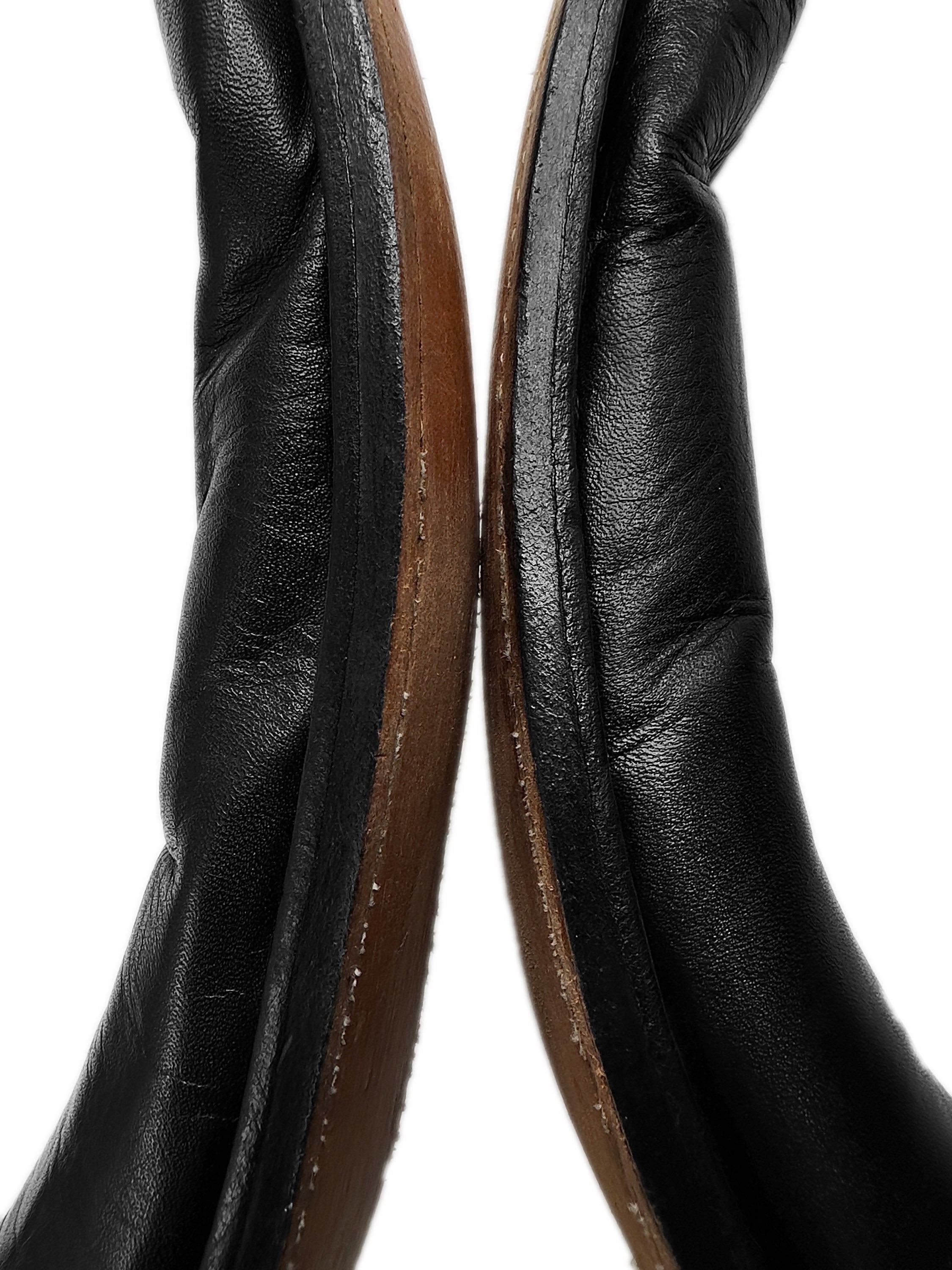 SS15 Comme des Garçons ‘Jugo’ Black Leather Pointed Boots