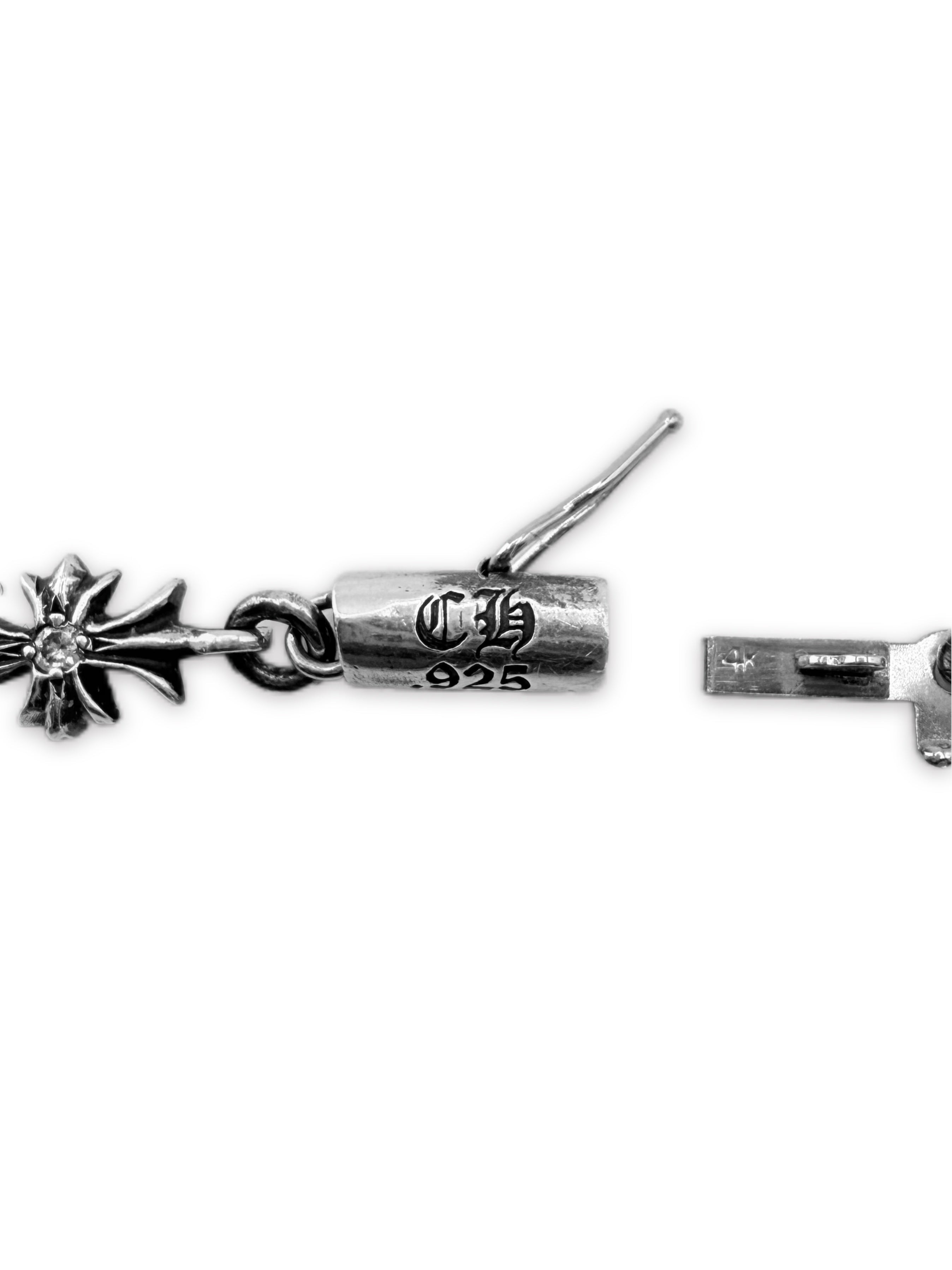 Chrome Hearts ‘Tiny E’ VVS Diamond 20in Aftermarket Necklace