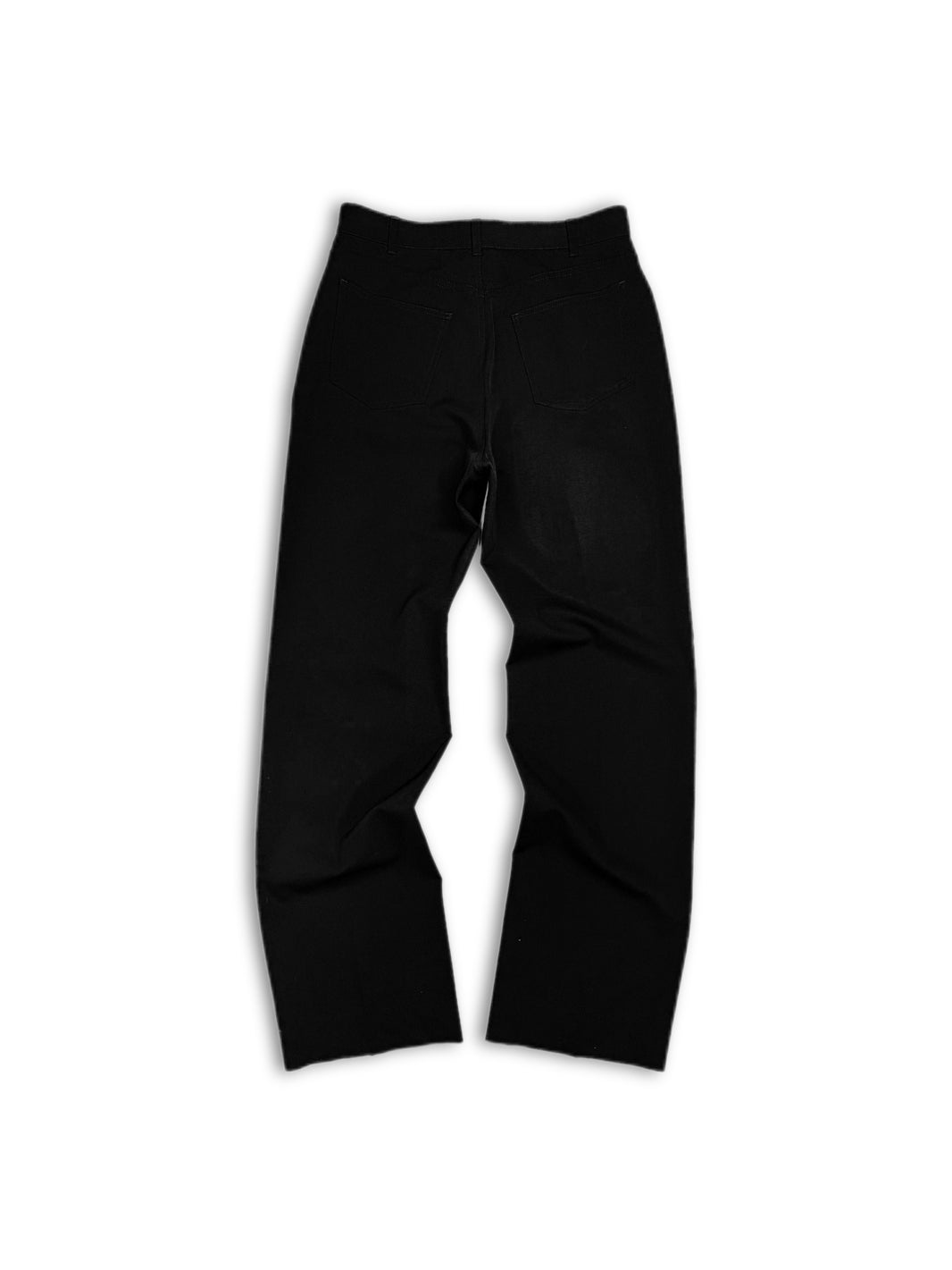 AW21 Balenciaga Wide Boot Cut Black Dress Pants