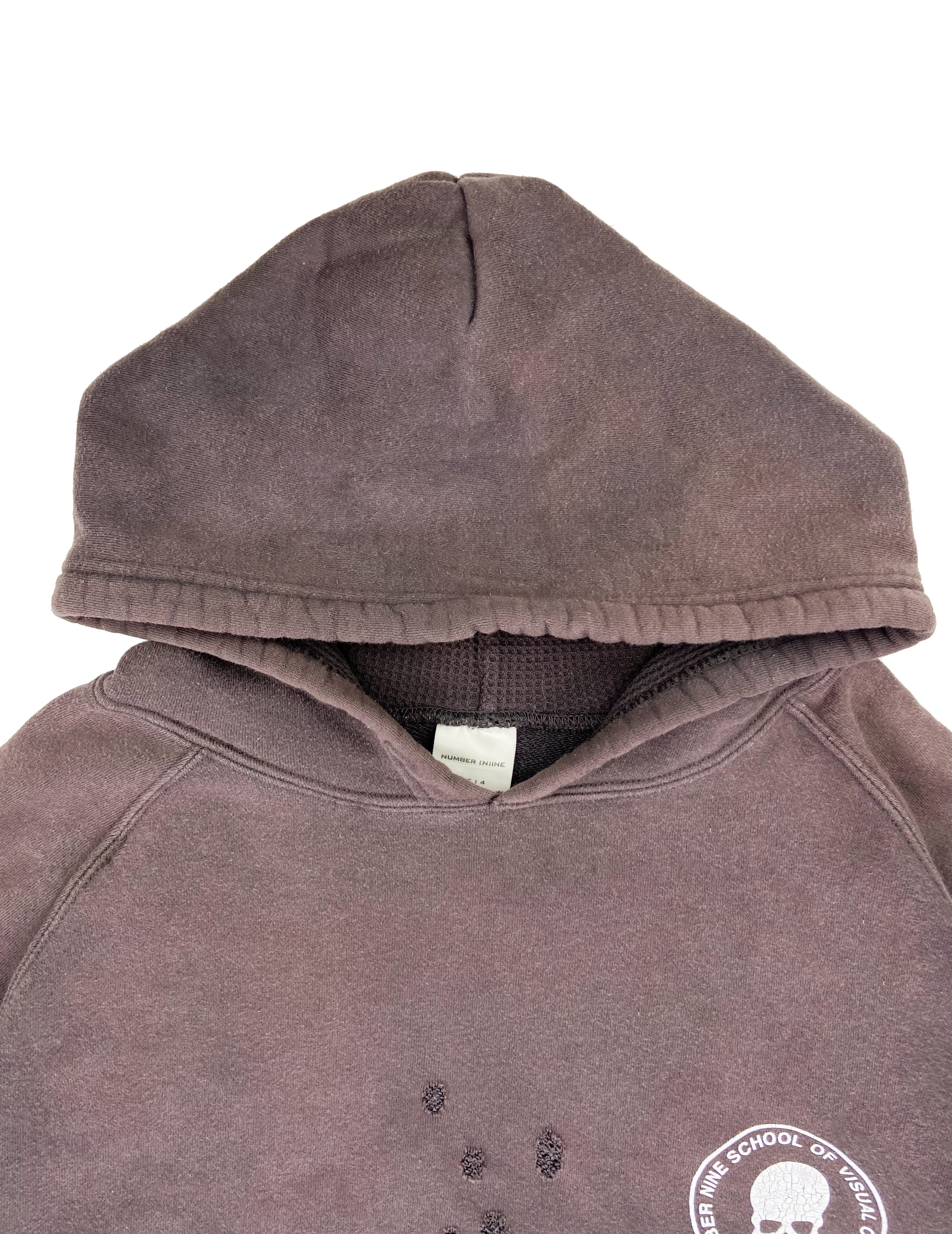 SS01 Number (N)ine School of Visual Comedy Gunshot Hoodie