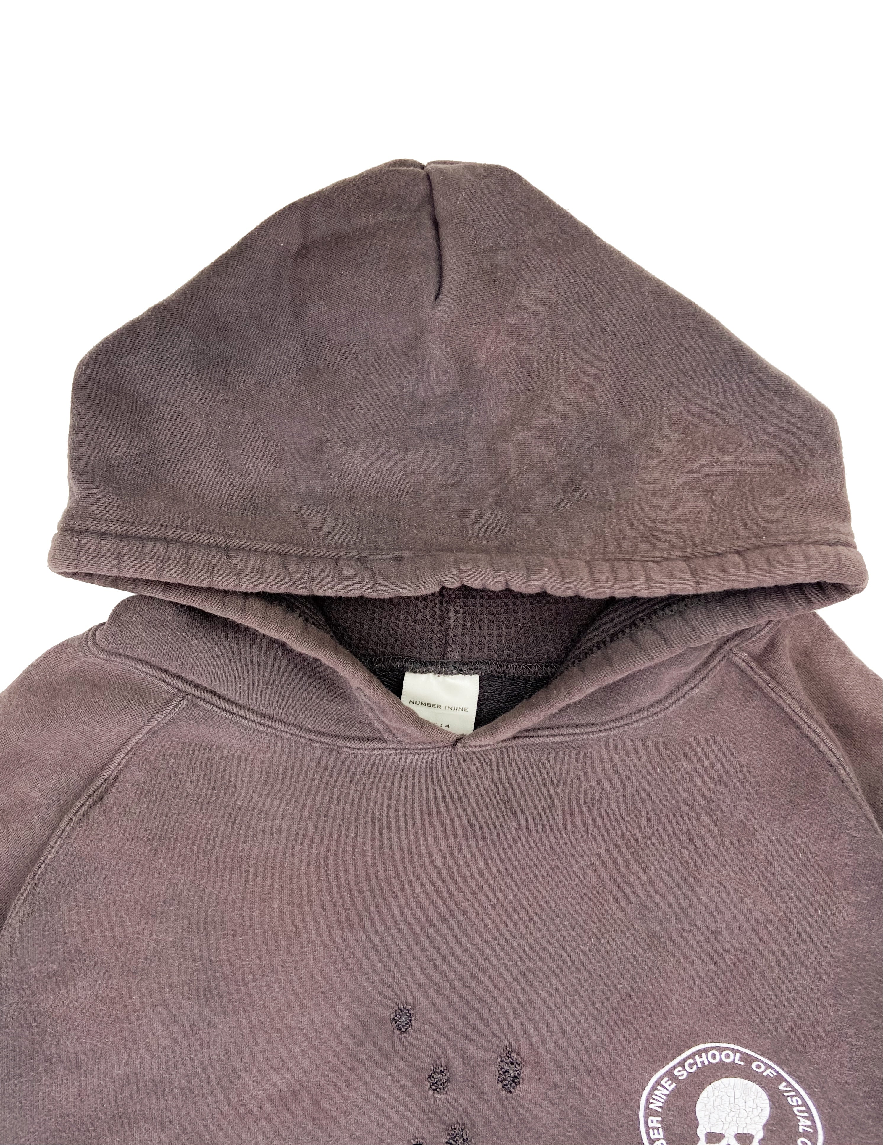 SS01 Number (N)ine School of Visual Comedy Gunshot Hoodie