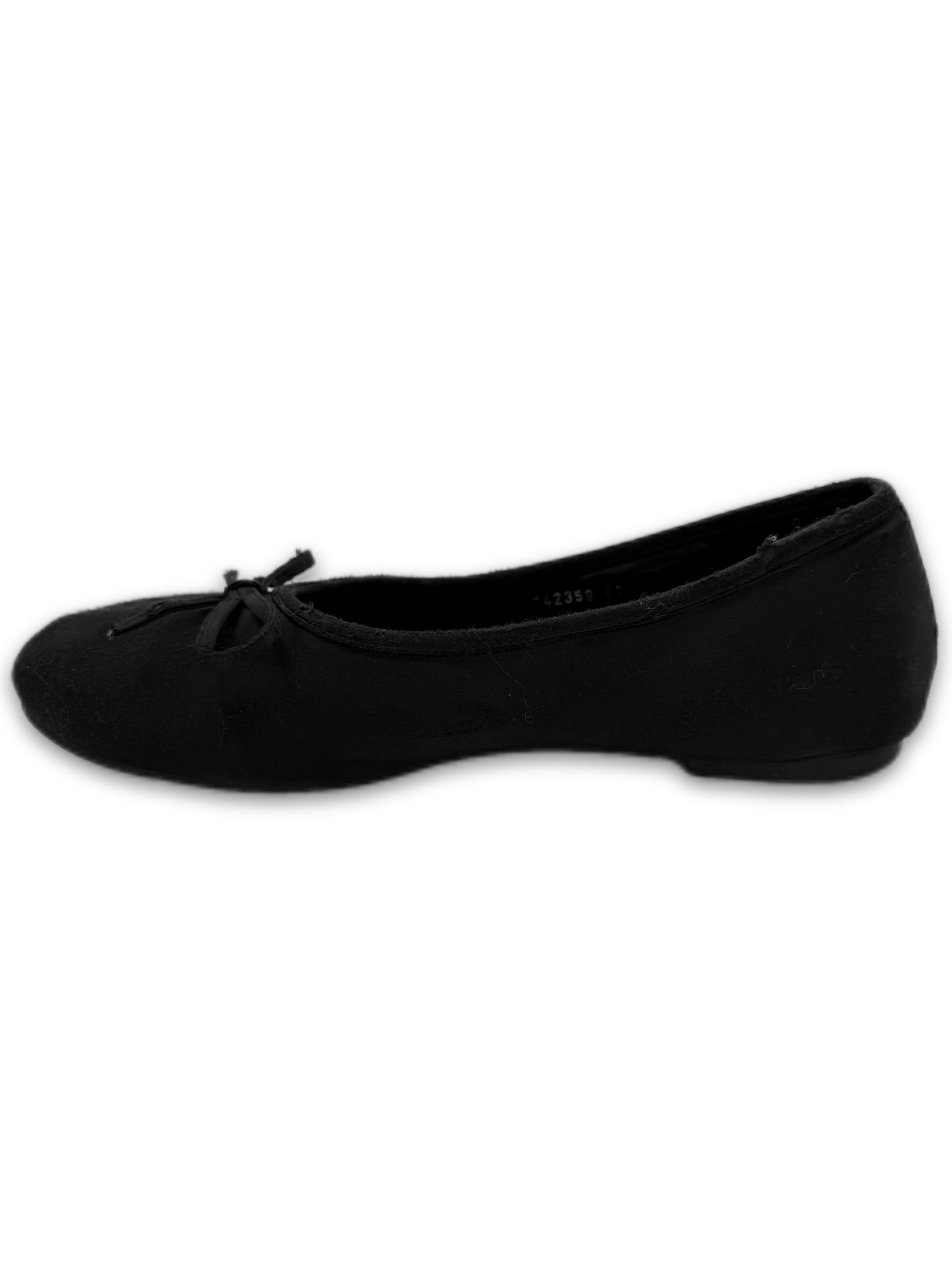 SS23 Balenciaga Mud Show Black Satin Leopold Ballet Flats