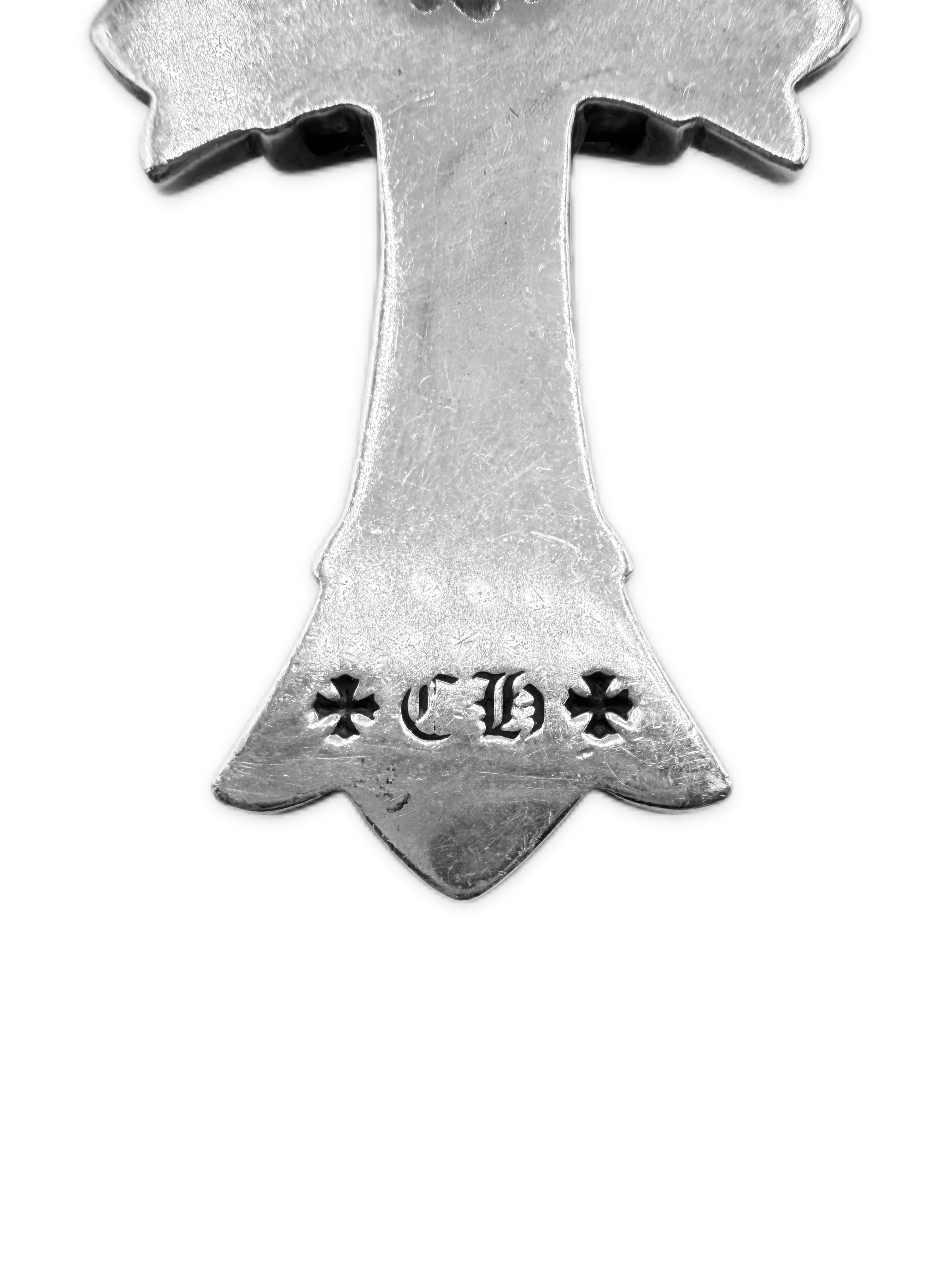 Chrome Hearts Large ‘Double Cross’ .925 Silver Pendant