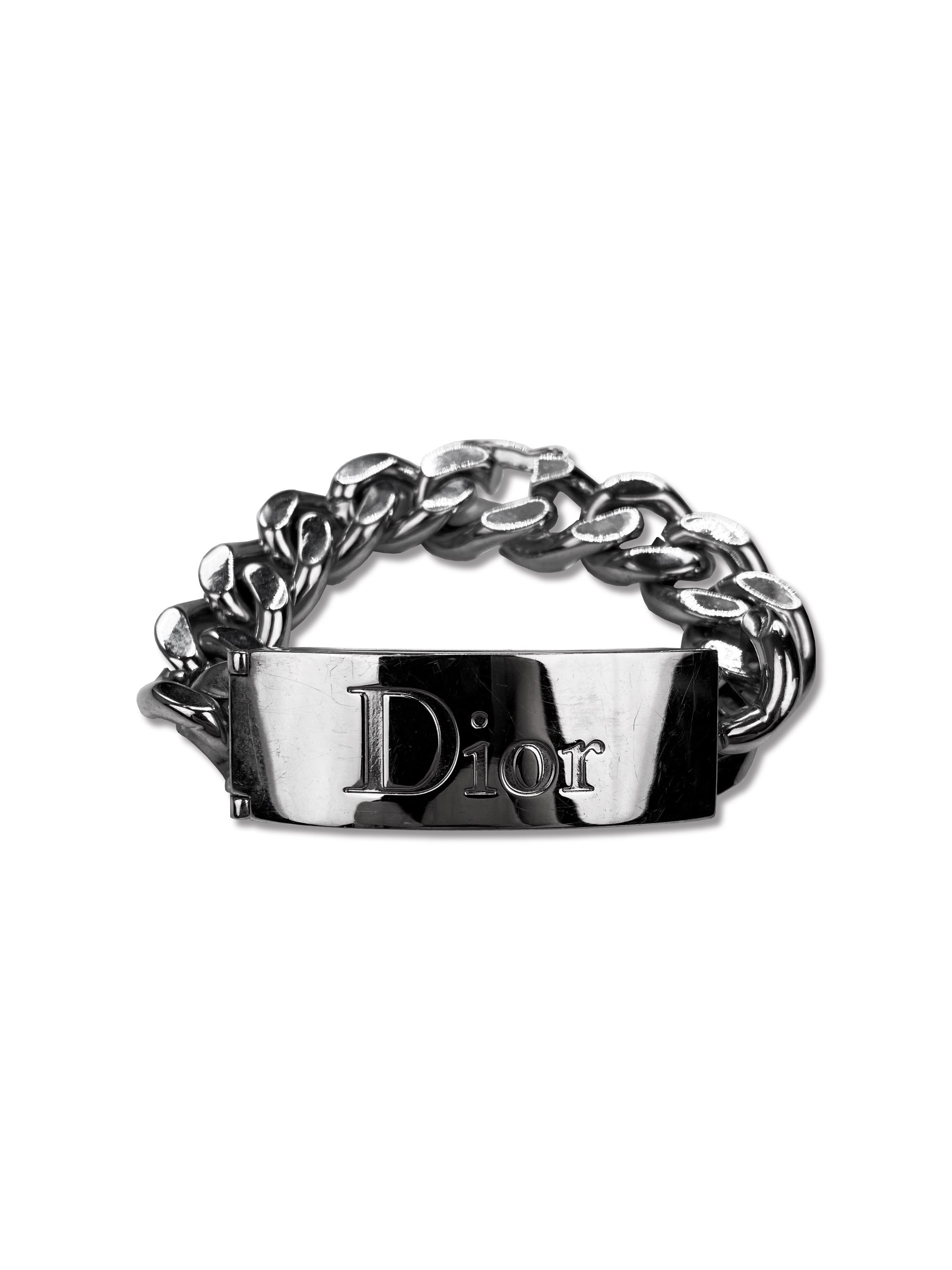 Dior Cuban Link Hinged Stash Bracelet