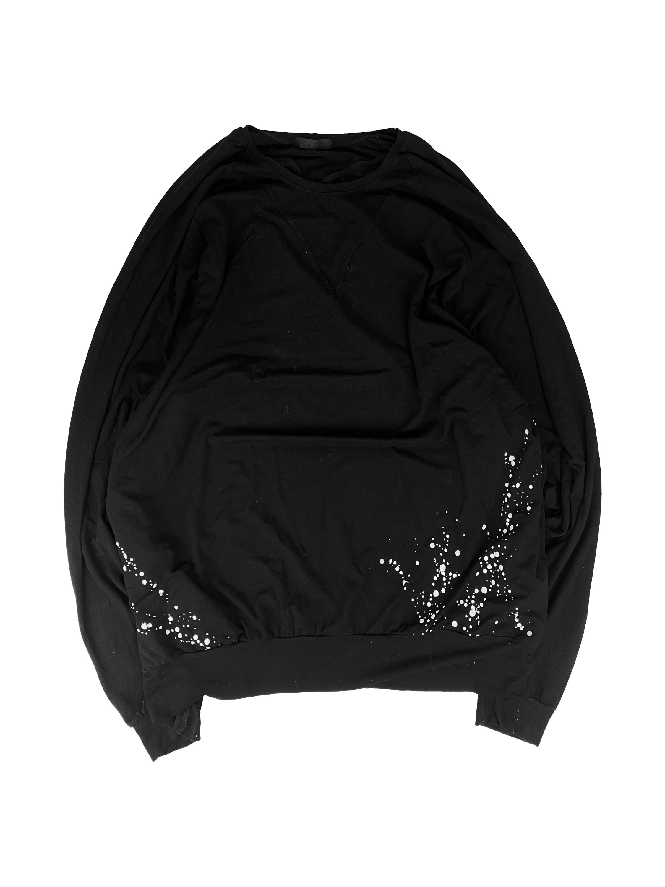 00s Kmrii ‘World’s End’ Gothic Spell Out Heavy Weight Sweater