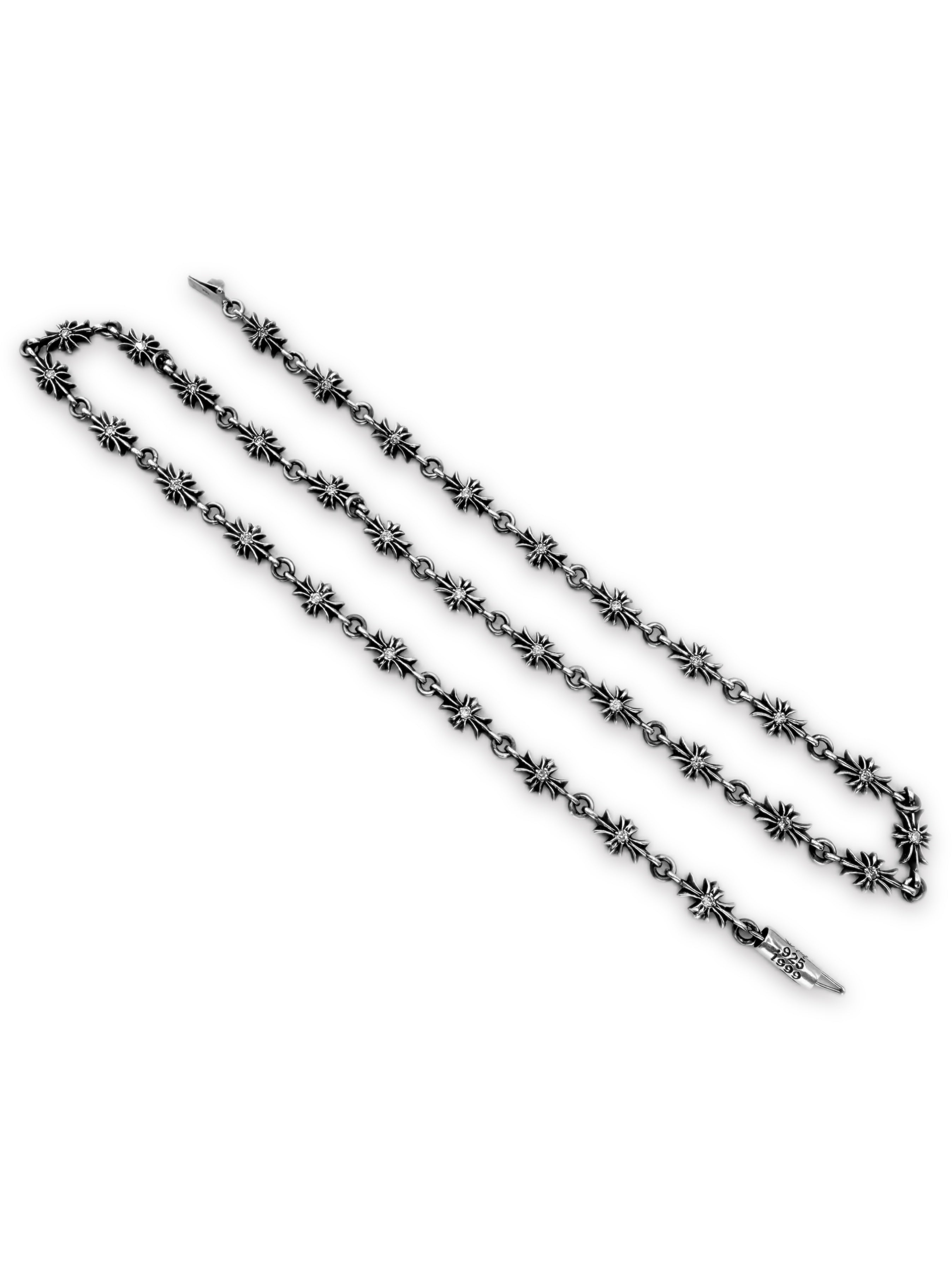 Chrome Hearts ‘Tiny E’ VVS Diamond 20in Aftermarket Necklace