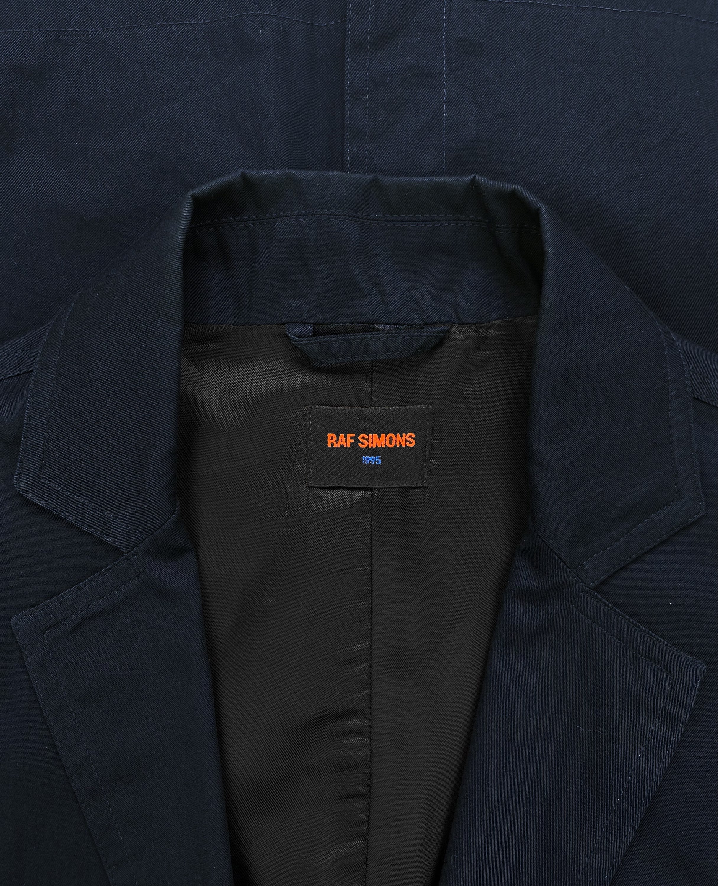 1995 Raf Simons Zippered MA-1 Cargo Pocket Blazer