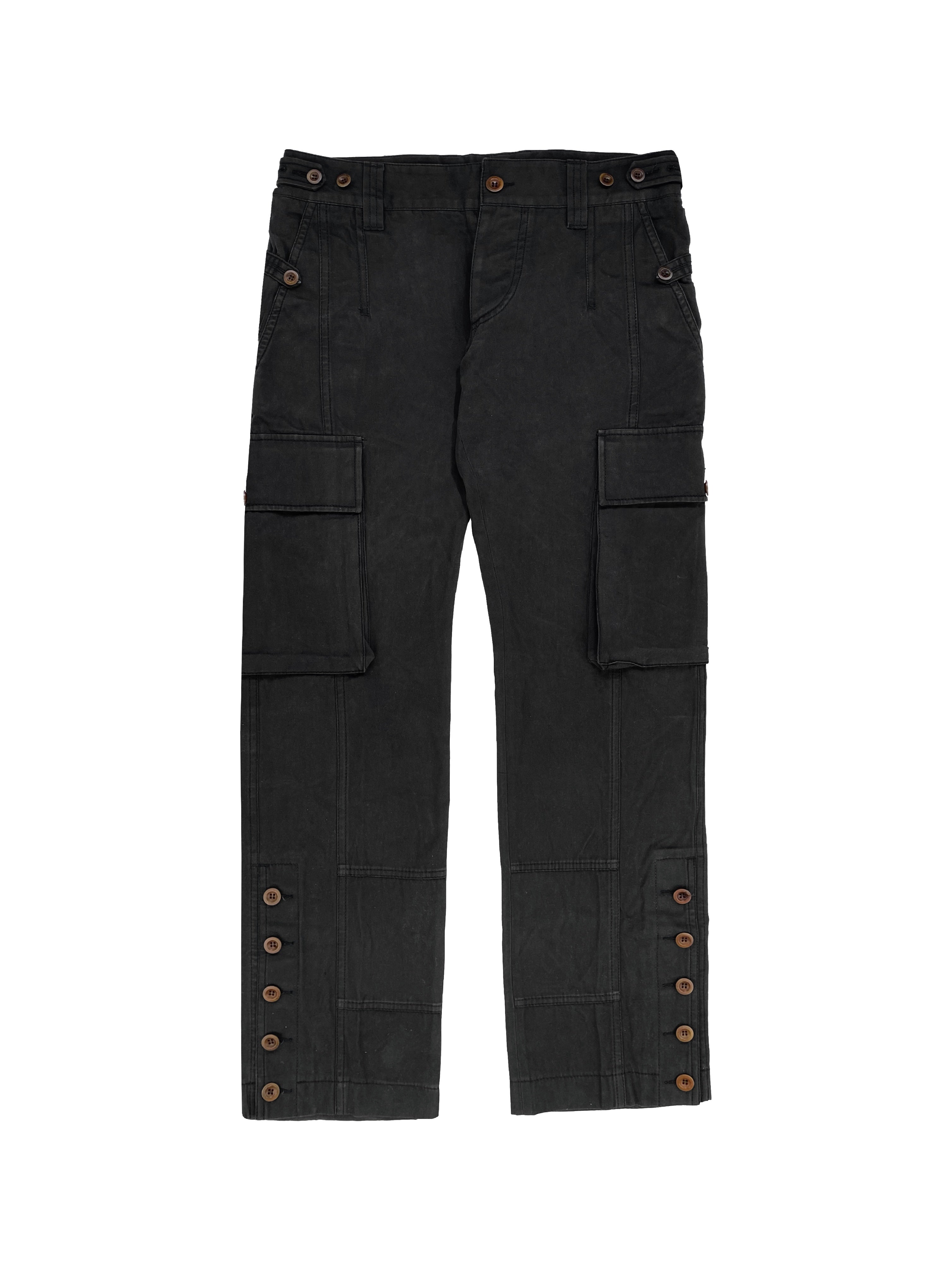 2000’s Dolce &amp; Gabbana Multi Button Cargo Pants
