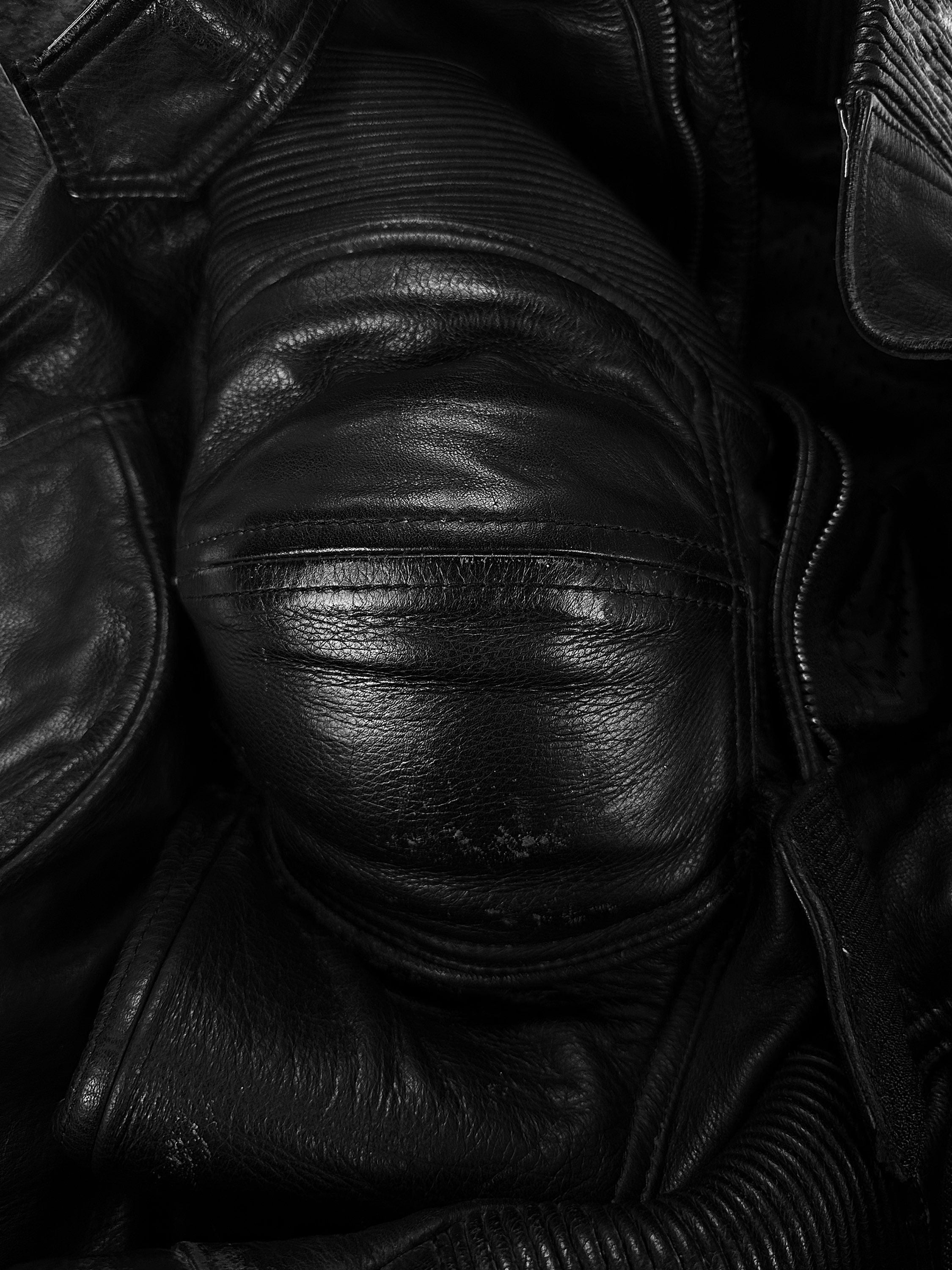 00s Kadoya ‘Armoured’ Black Leather Motorcycle Pants
