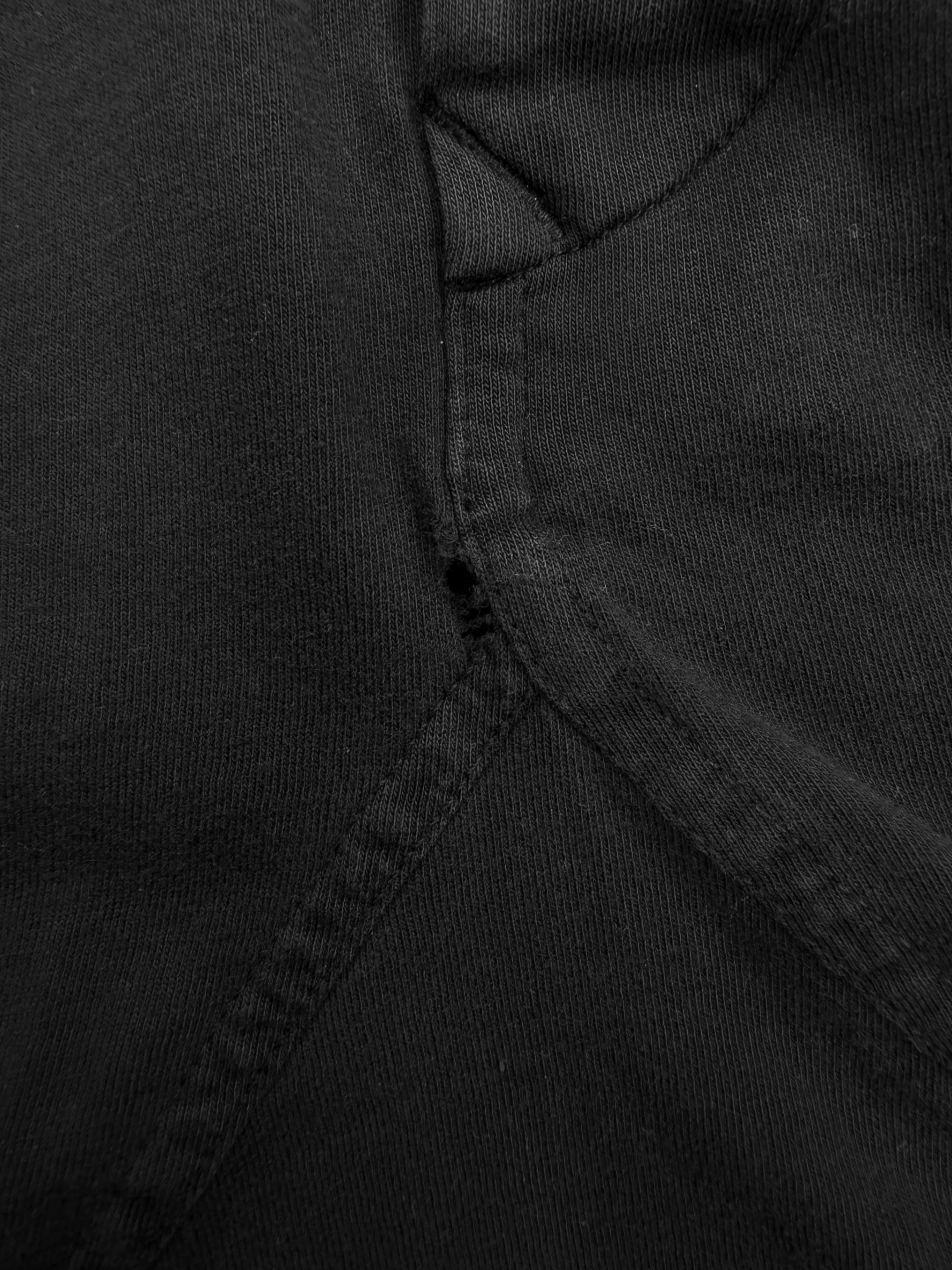 Rick Owens ‘Pod’ Drop Crotch Elasticated Black Shorts