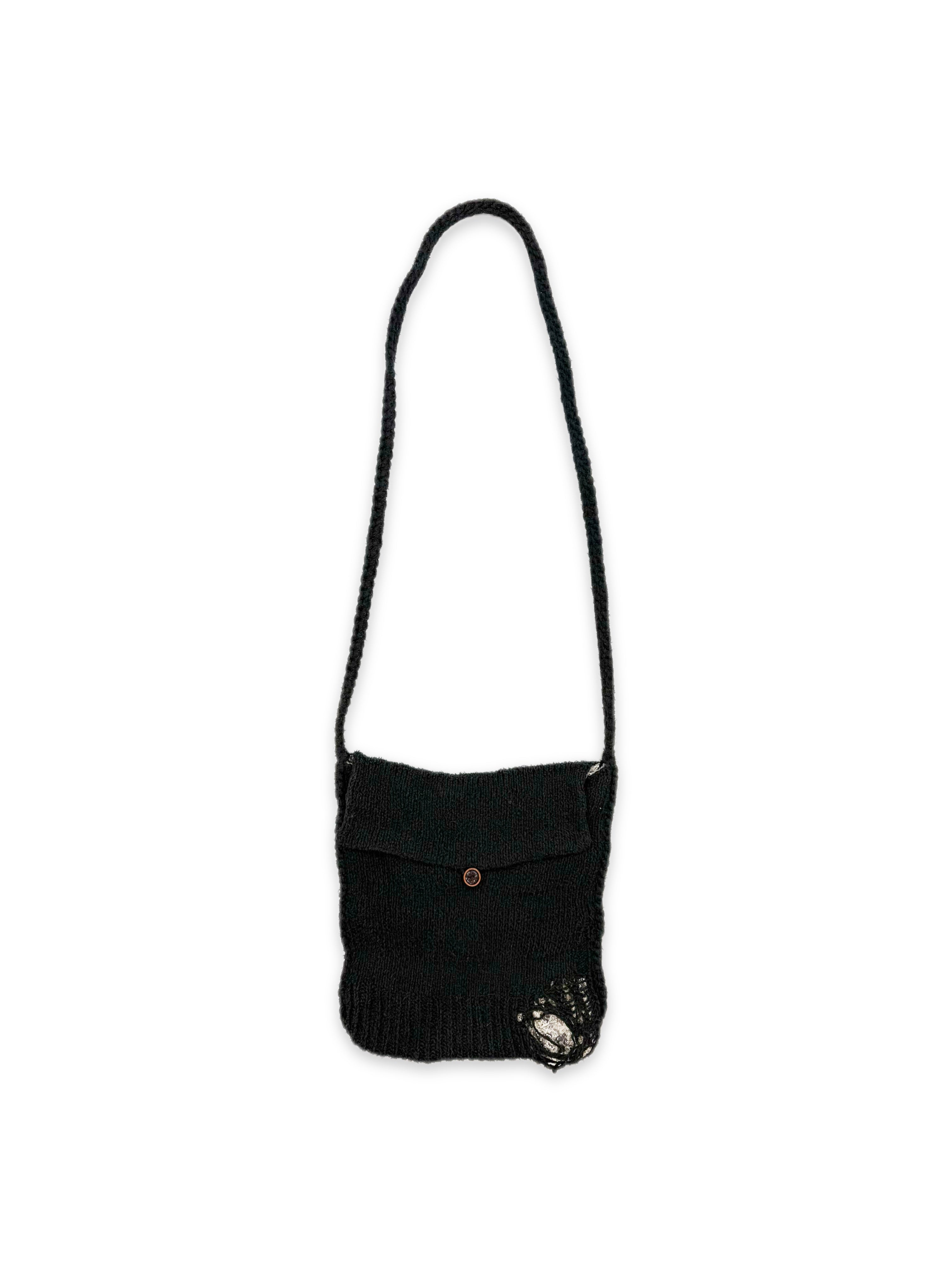 Number (N)ine Forest Green Knitted Crossbody Bag