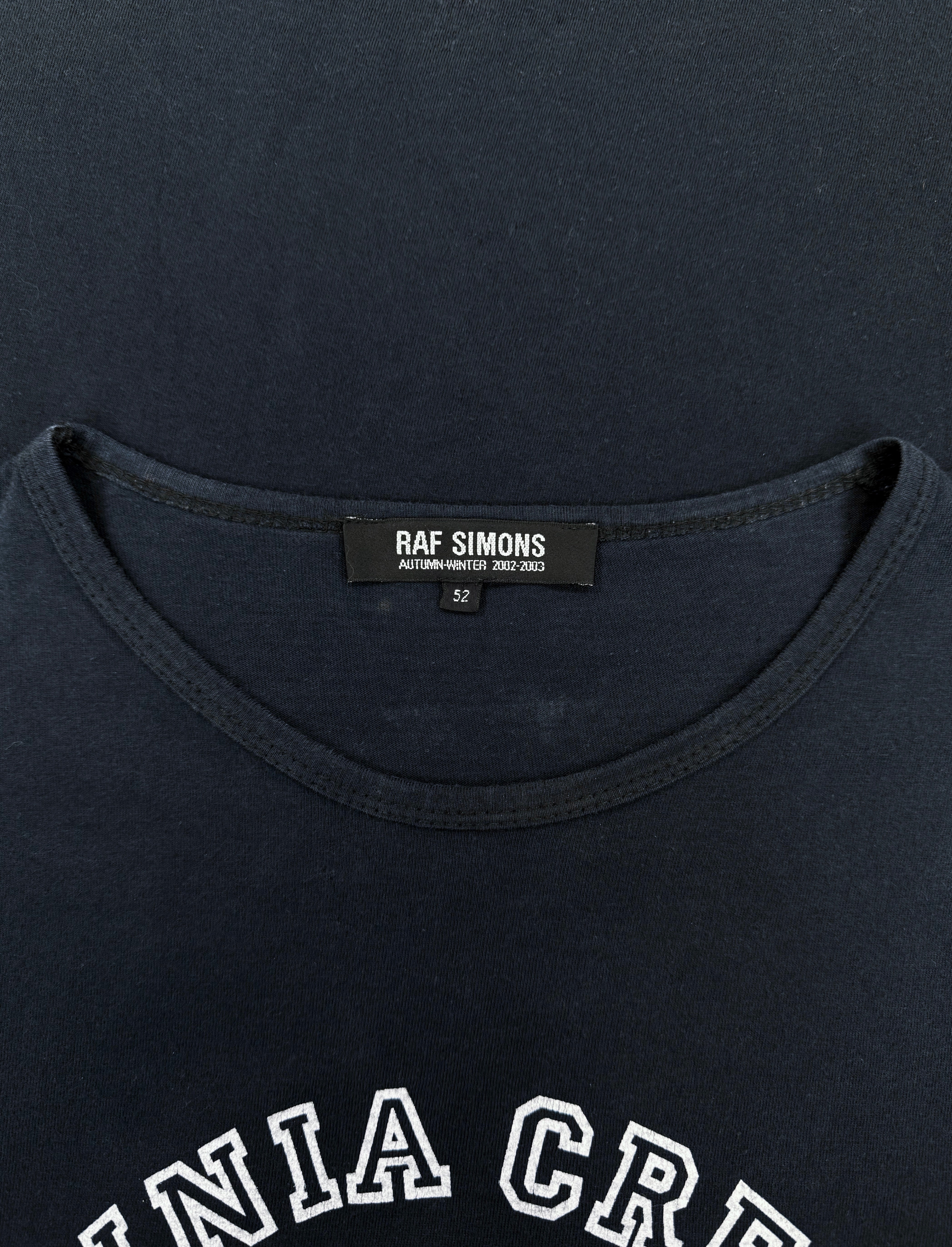 AW02 RAF SIMONS 'VIRGINIA CREEPER' GRAPHIC LONG SLEEVE SHIRT