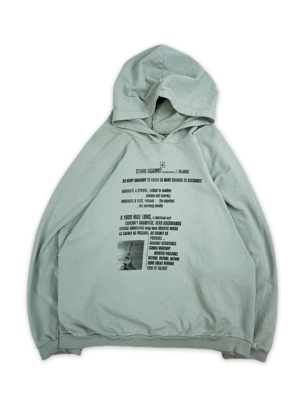 SS02 Raf Simons ‘Terror’ Kollaps Graphic Oversized Hoodie