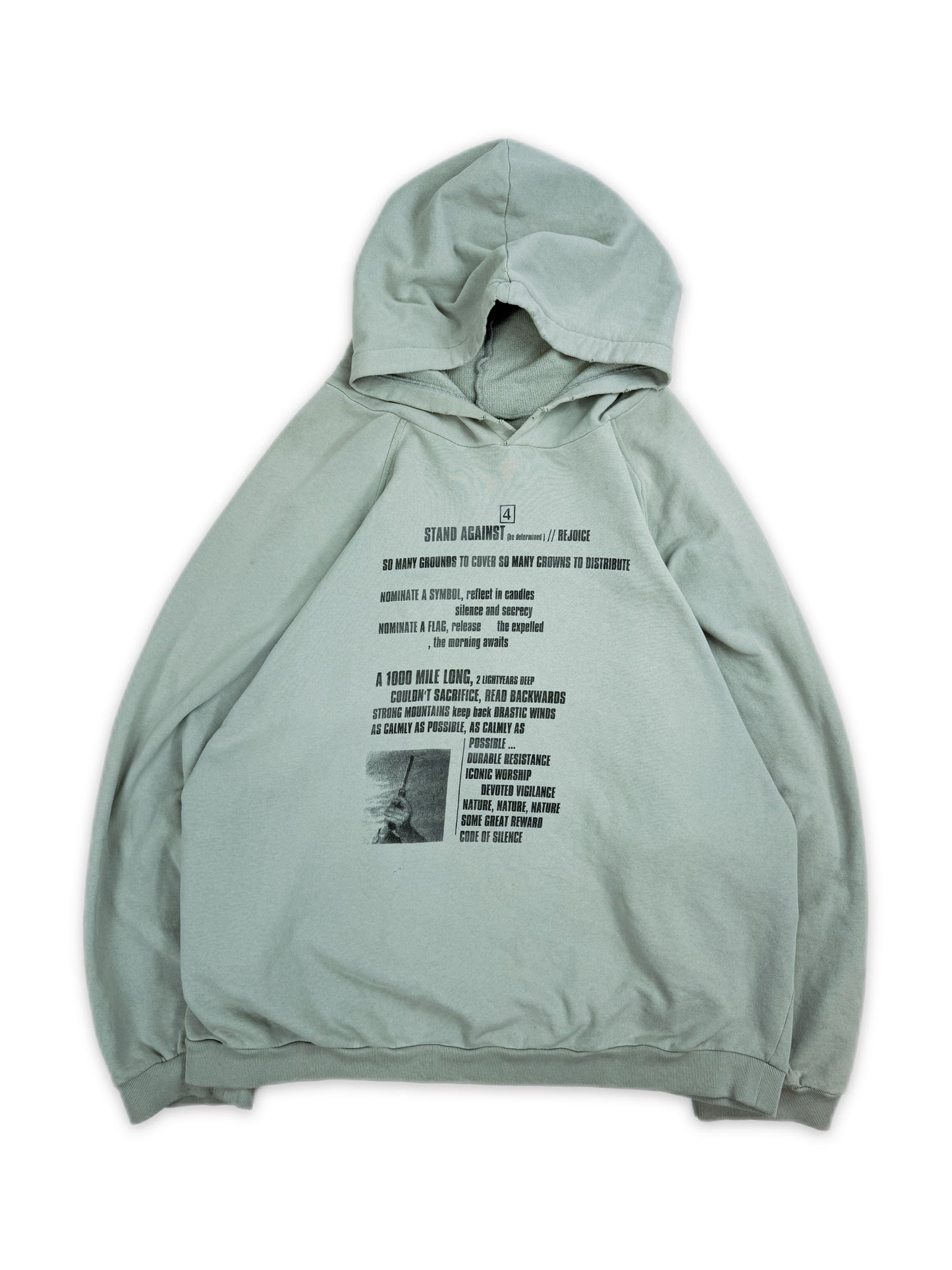 SS02 Raf Simons ‘Terror’ Kollaps Graphic Oversized Hoodie