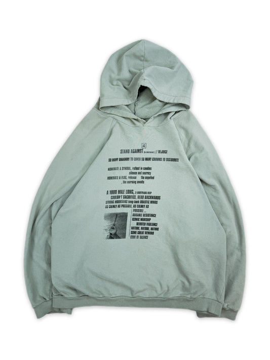 SS02 Raf Simons ‘Terror’ Kollaps Graphic Oversized Hoodie