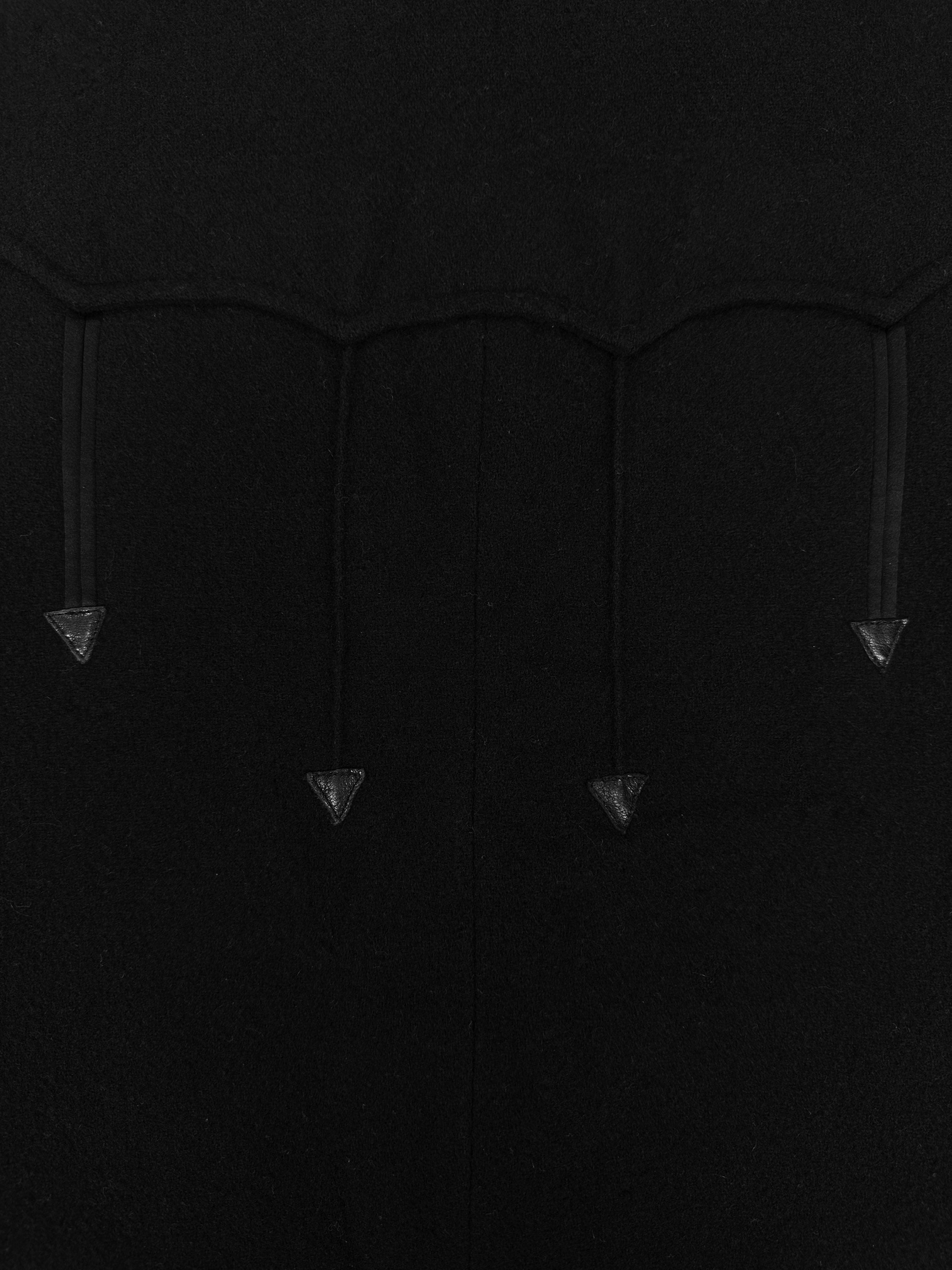 00s Number (N)ine Western Multi Button Arrow Vest