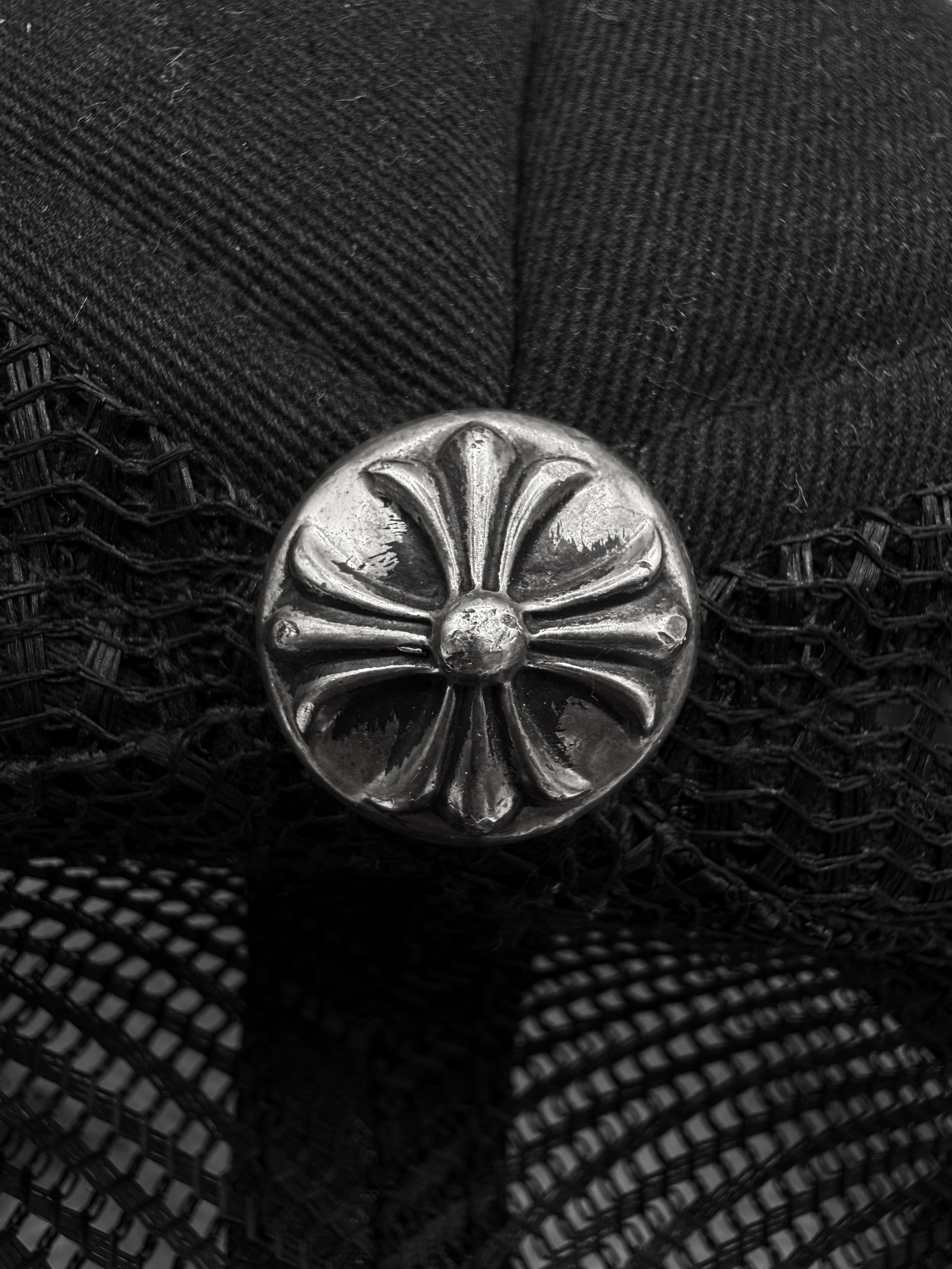 Chrome Hearts Honolulu Exclusive ‘CH’ Mesh Trucker Hat