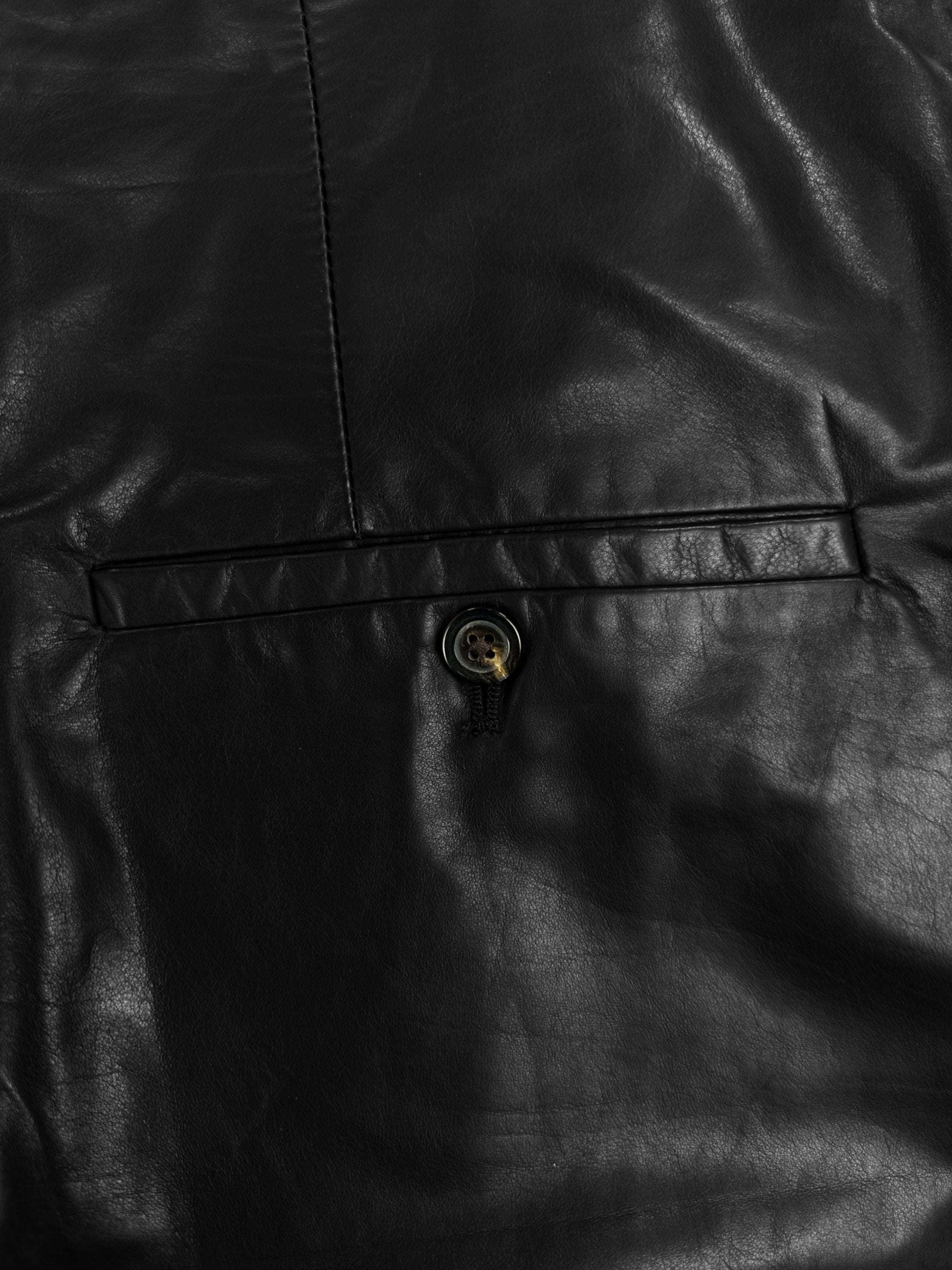 SS19 Rick Owens ‘Babel’ Calfskin Leather Pants