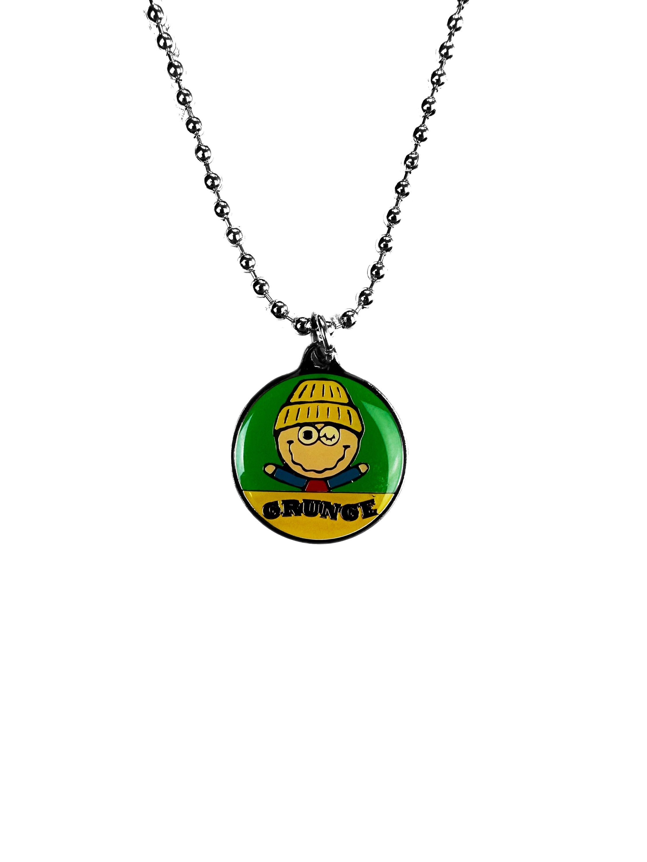 Hysteric Glamour ‘Grunge’ Silver Ball Chain Pendant Necklace