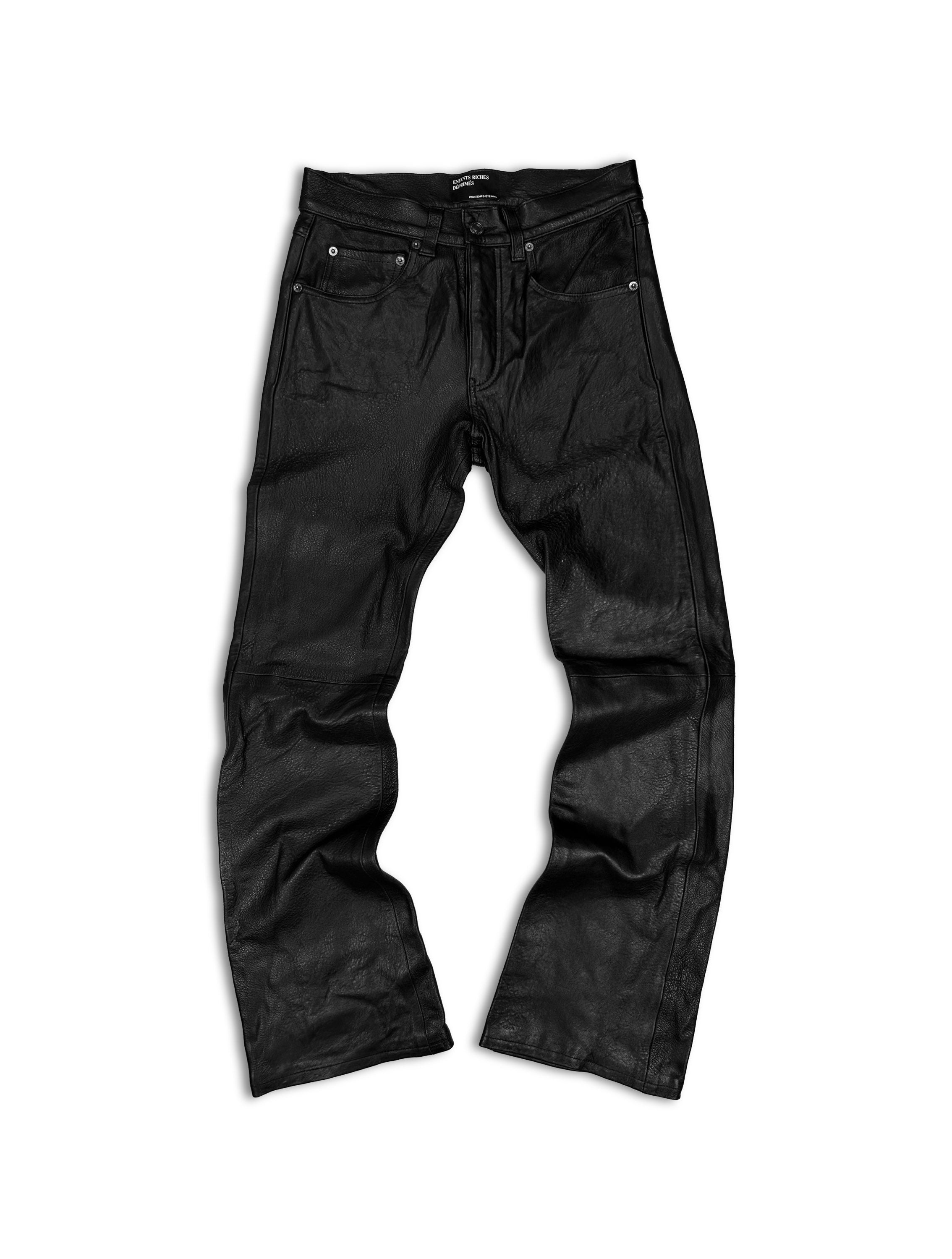SS23 Enfants Riches Deprimes ‘Flared’ Lambskin Leather Pants