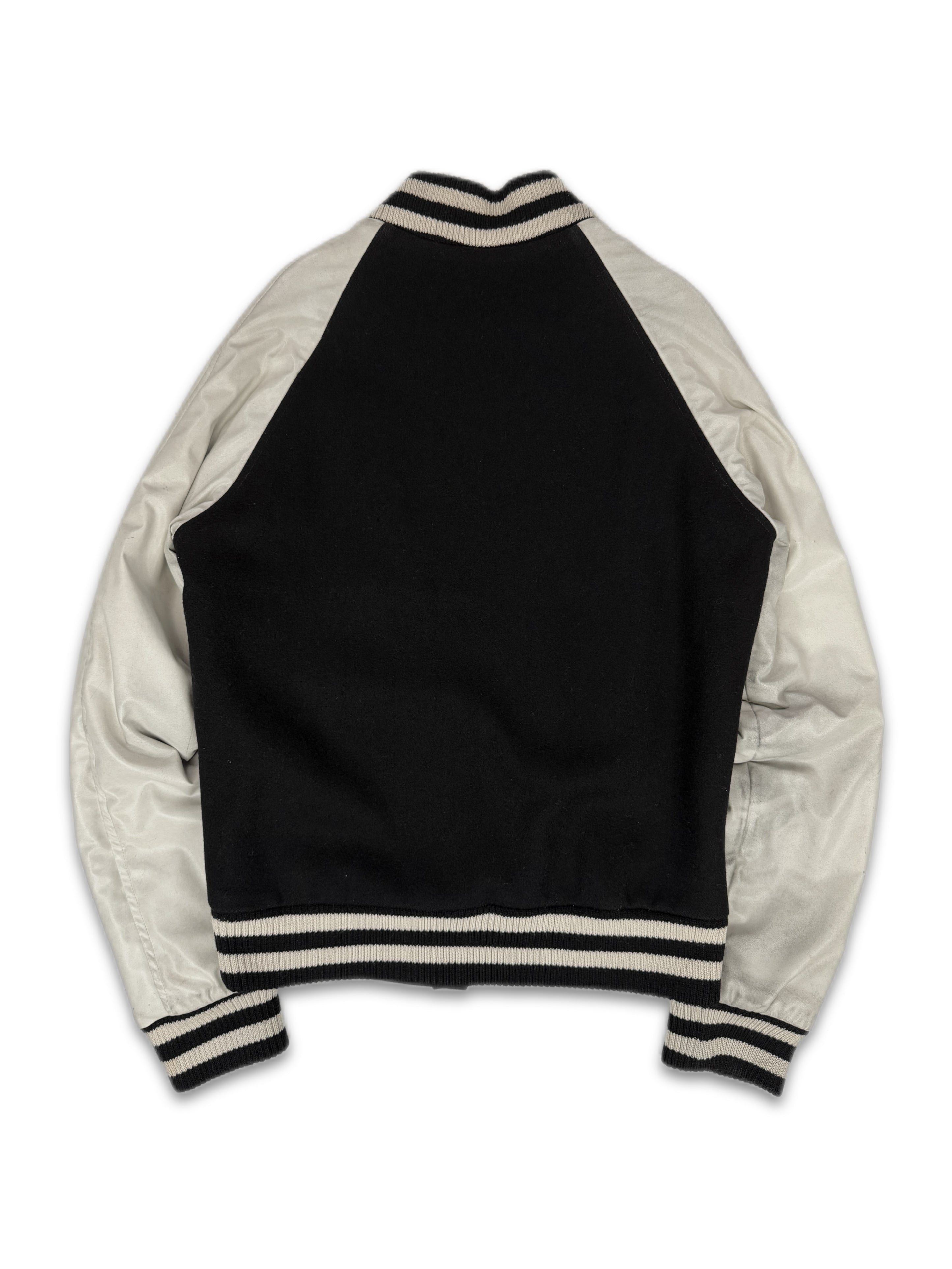 AW02 Raf Simons ‘Virginia Creeper’ Q Leather Varsity Jacket