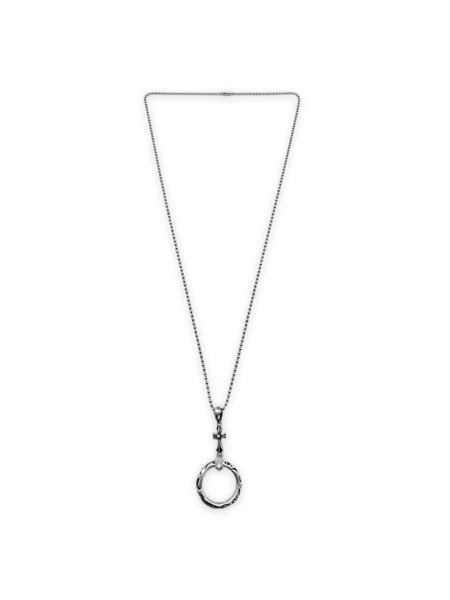Chrome Hearts Baby Fat Cross Ring Eye Wear Necklace