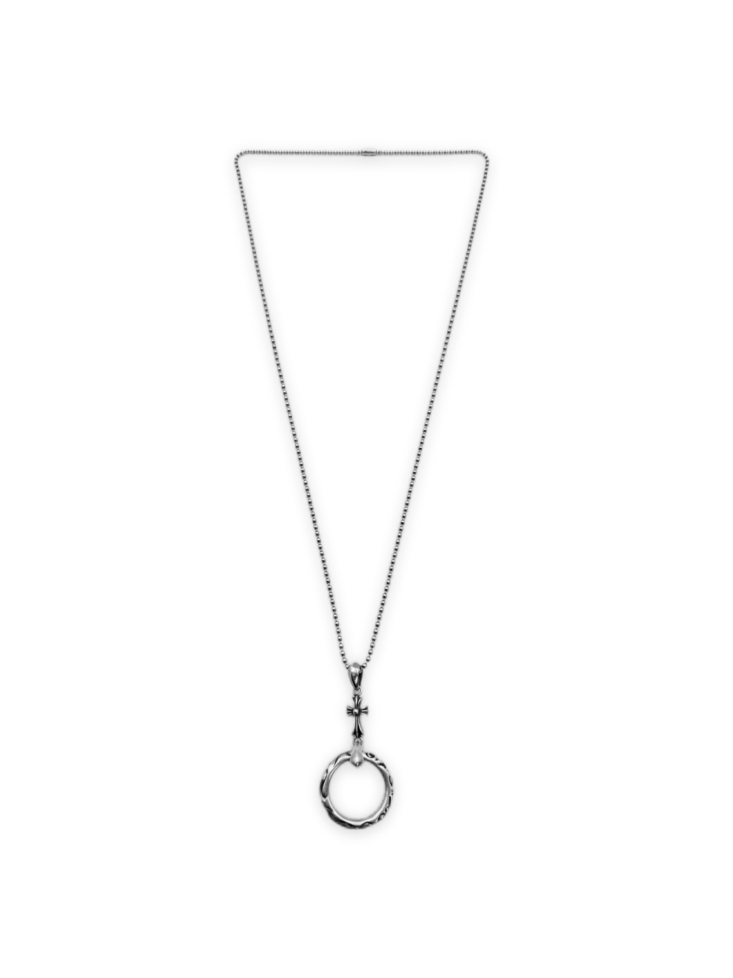 Chrome Hearts Baby Fat Cross Ring Eye Wear Necklace