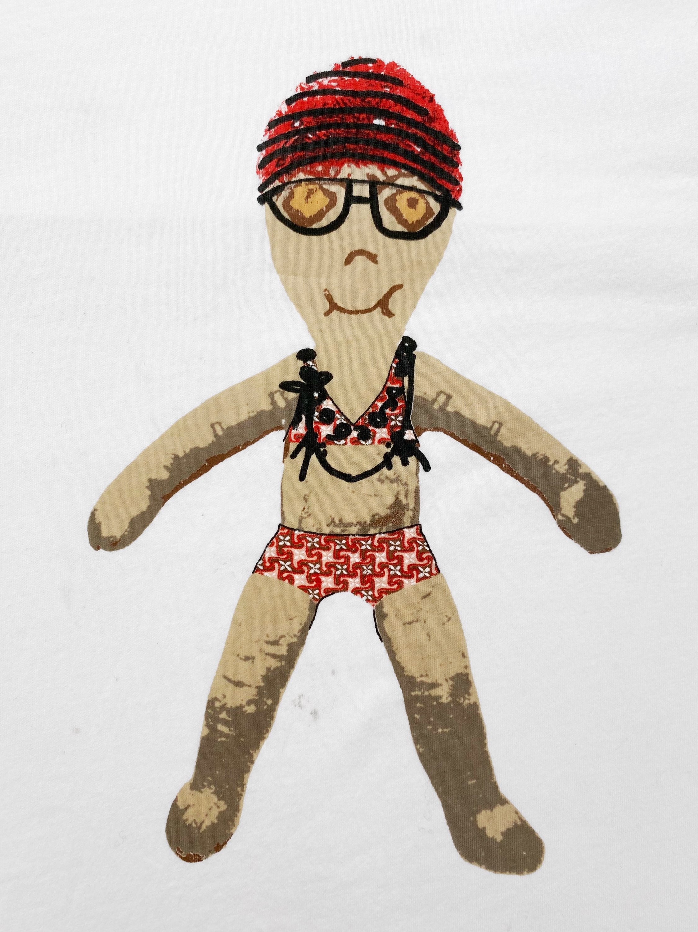 Marni Pirate Doll Graphic White Tank-top