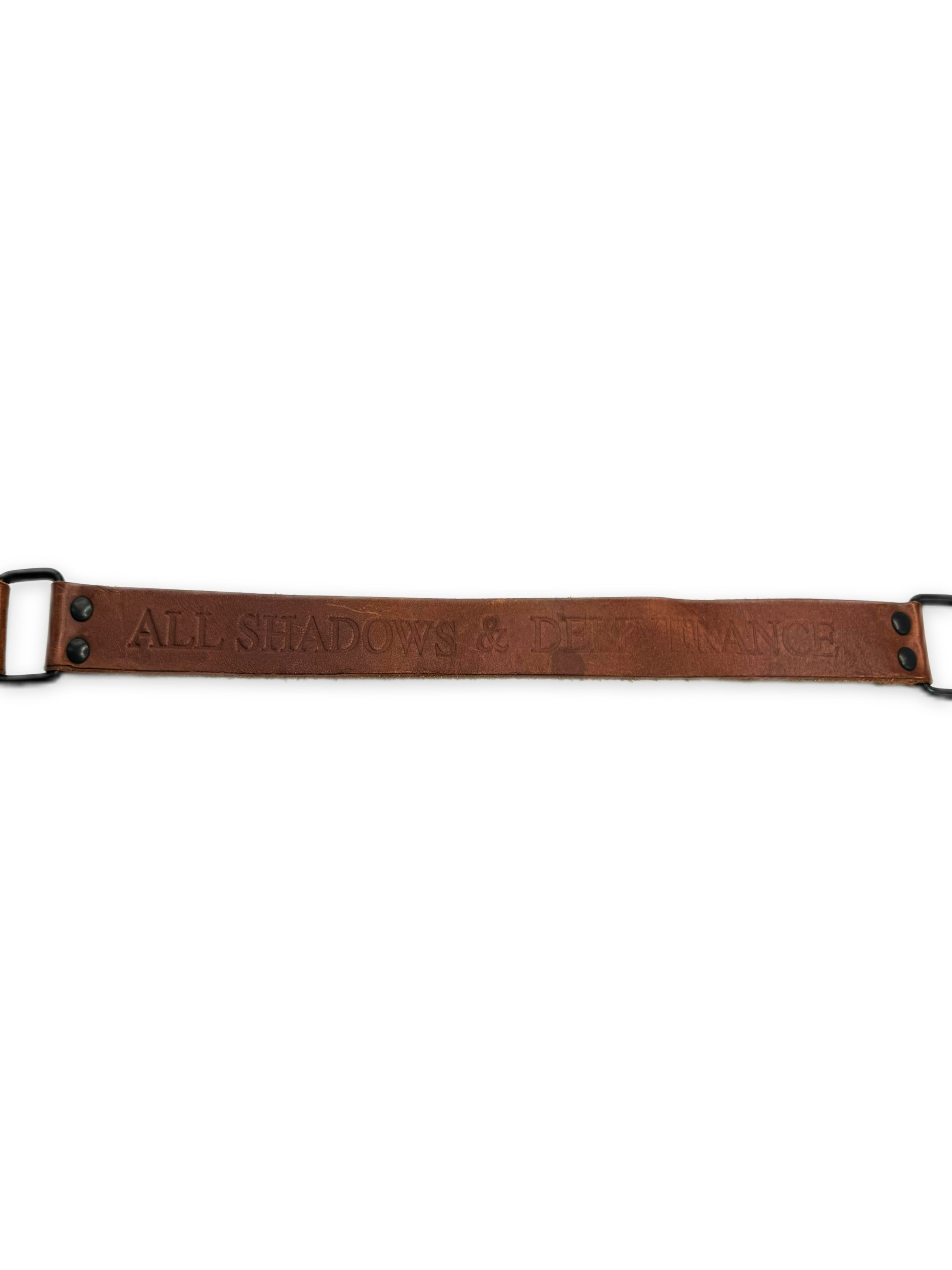 AW03 Raf Simons ‘All Shadows & Deliverance’ Double Wrap Leather Belt