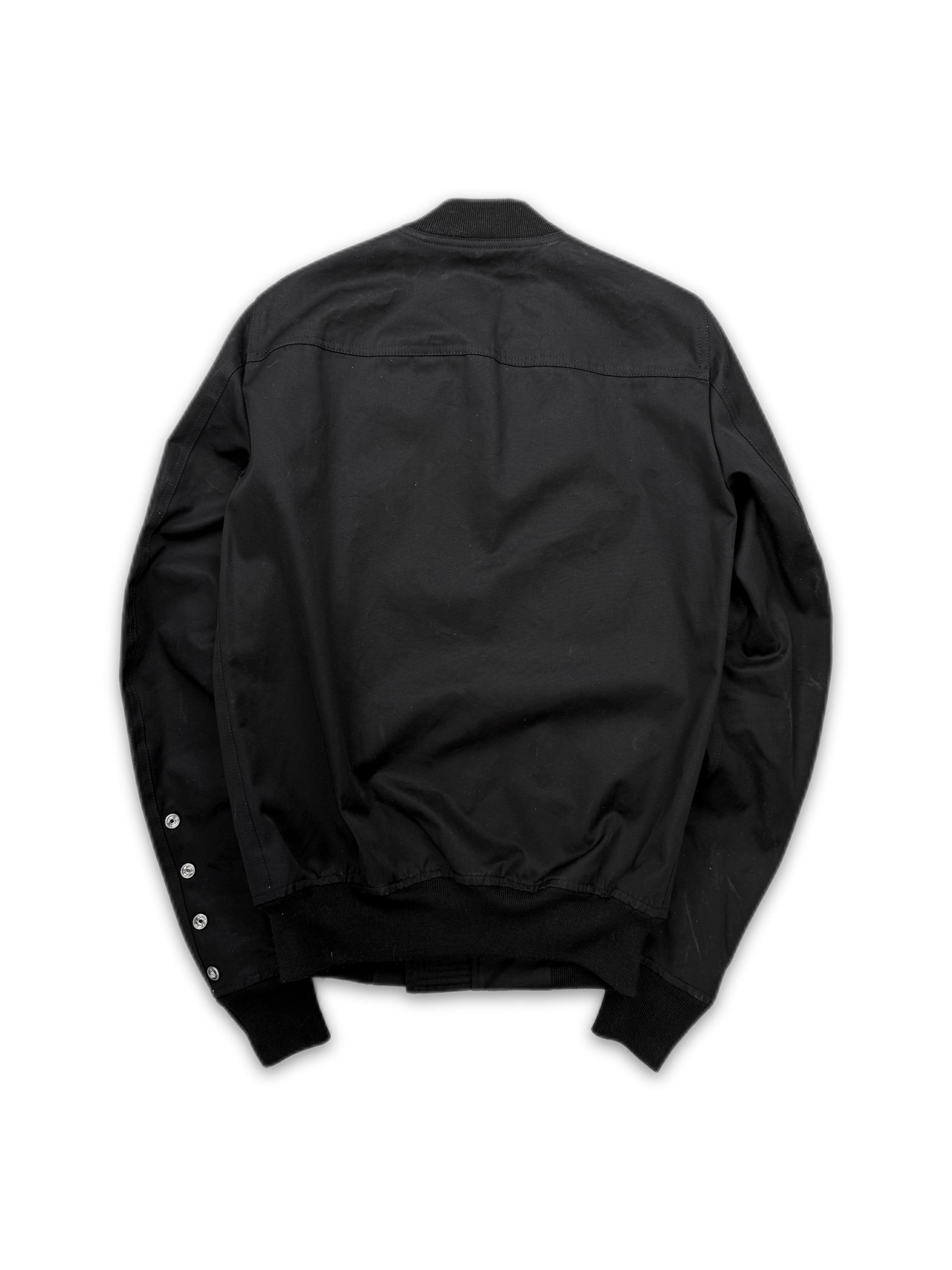 SS17 Rick Owens ‘Walrus’ Patchwork Black Bomber Jacket