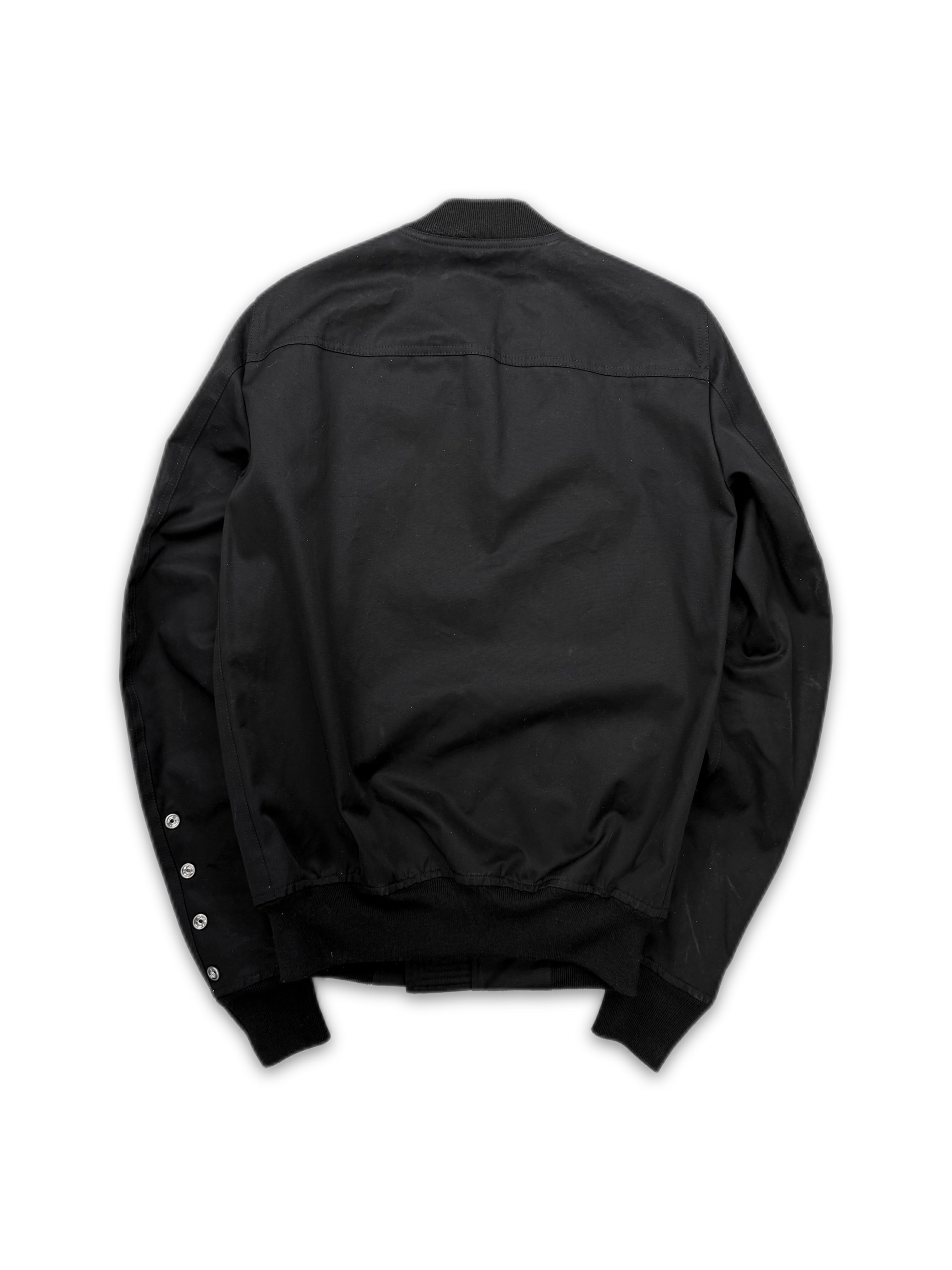 SS17 Rick Owens ‘Walrus’ Patchwork Black Bomber Jacket