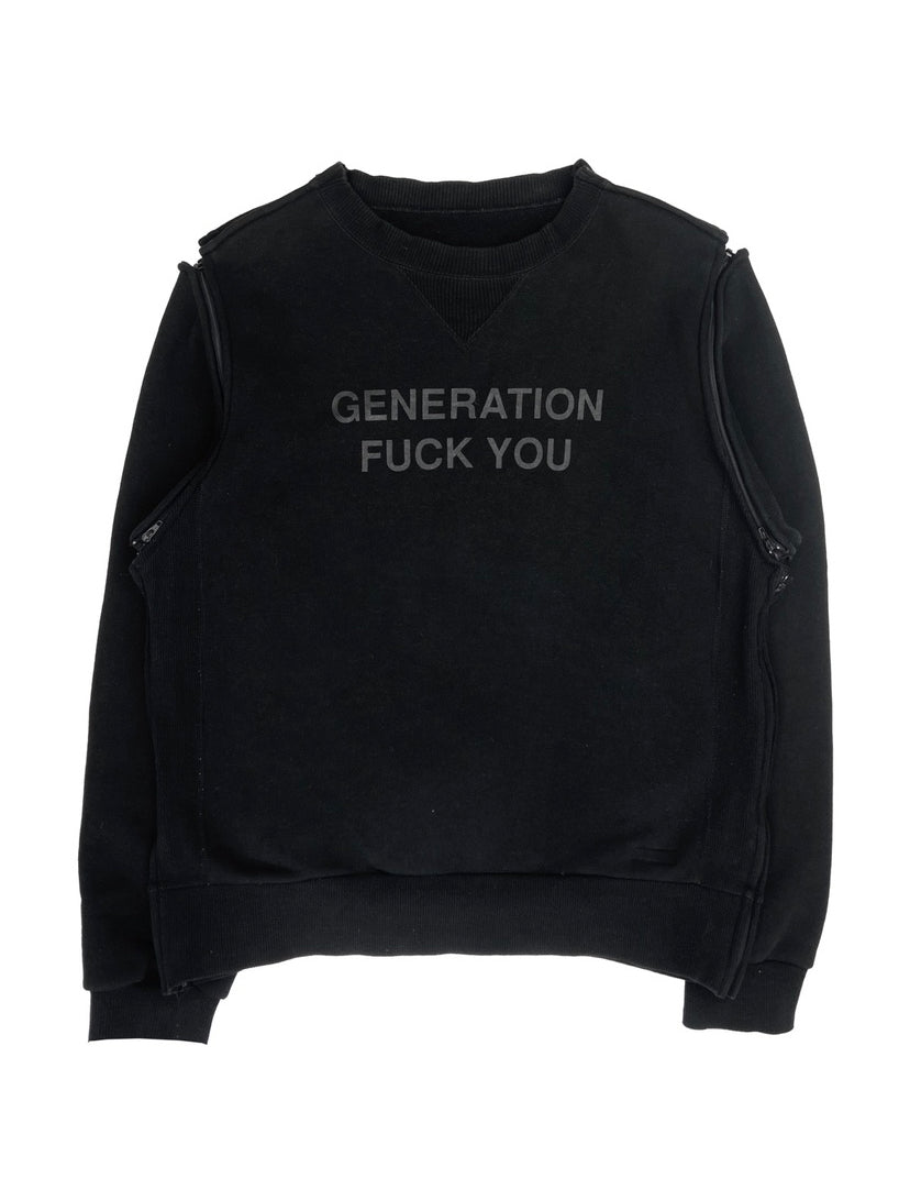AW99 Undercover Small Parts “Generation Fuck You” Crewneck