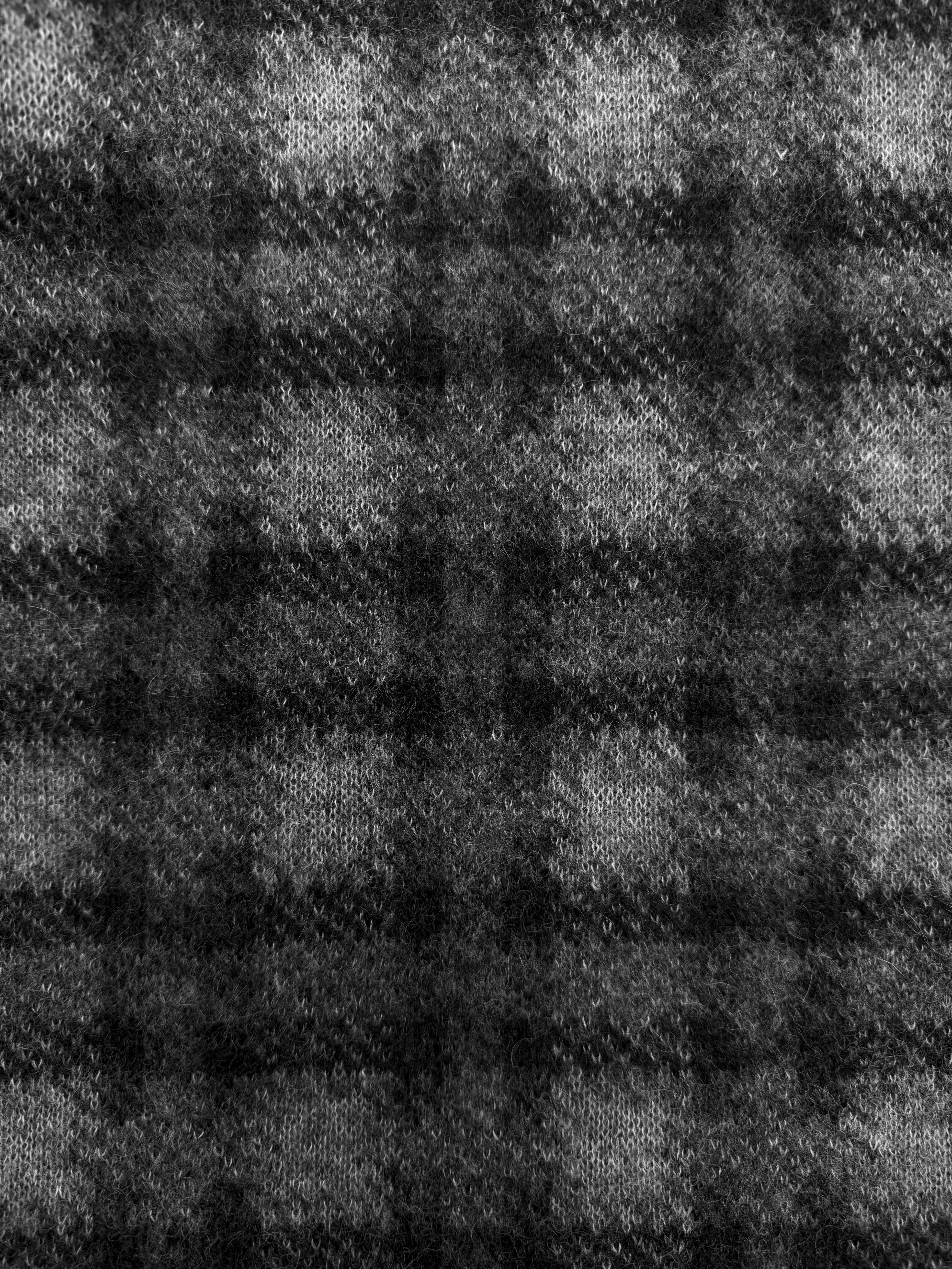 Yohji Yamamoto Pour Homme Checkered Knit Sweater