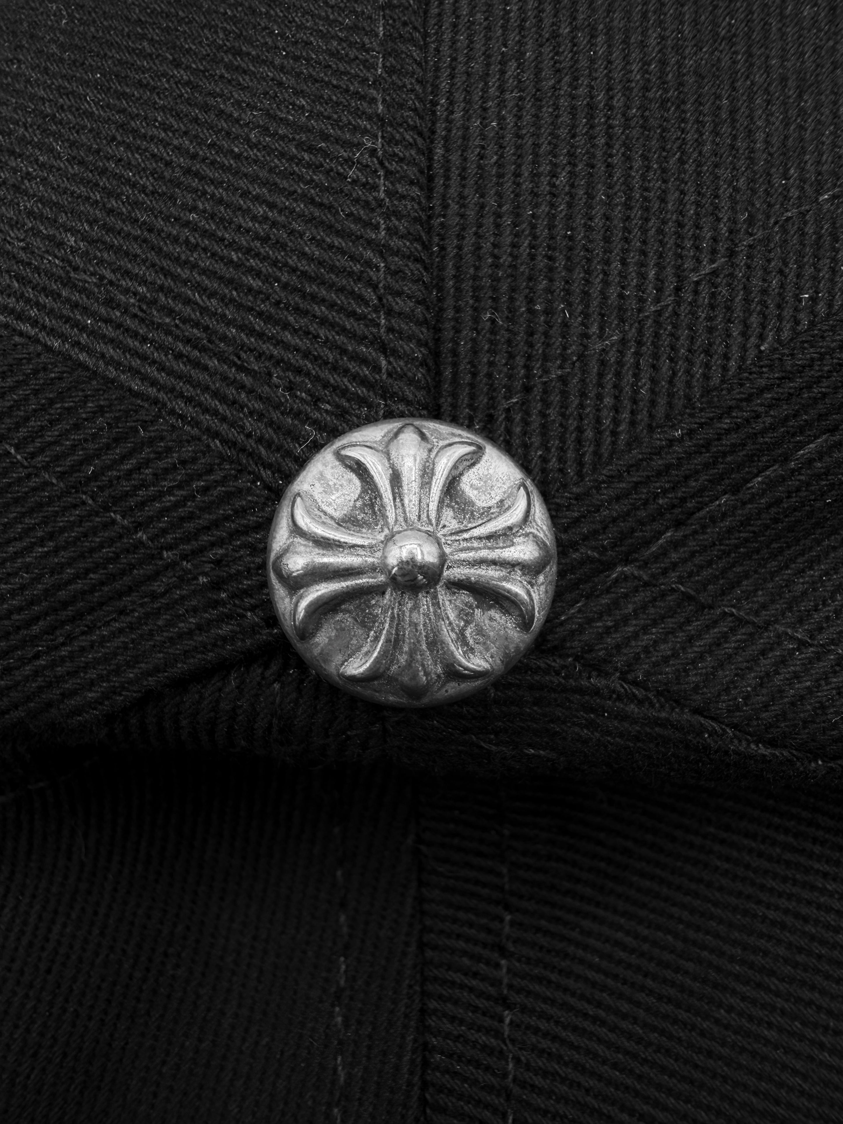 Chrome Hearts RS3 Black Snap Back Trucker Hat