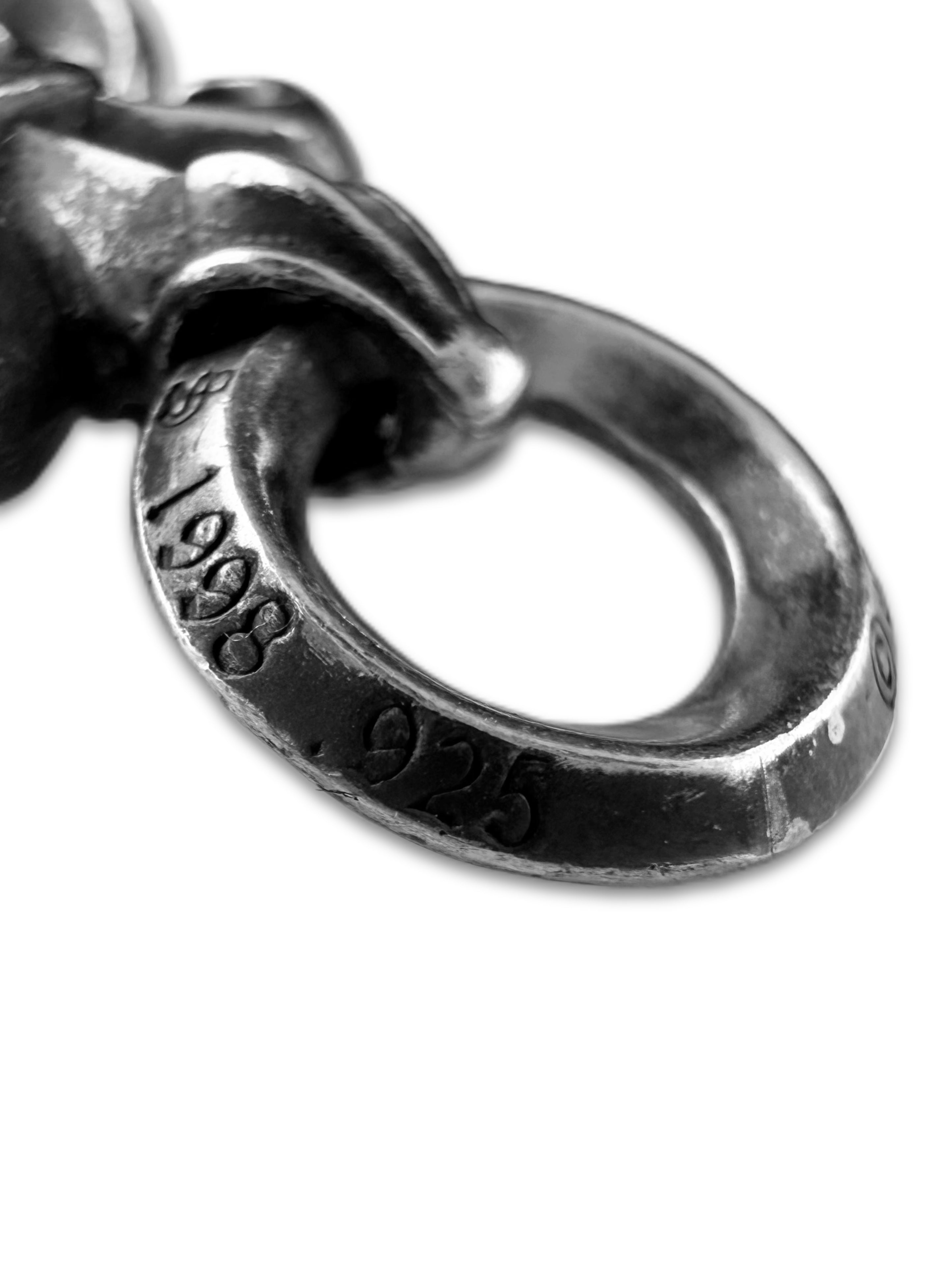 Chrome Hearts ‘Fleur de Lis’ .925 Silver Bail Charm Pendant