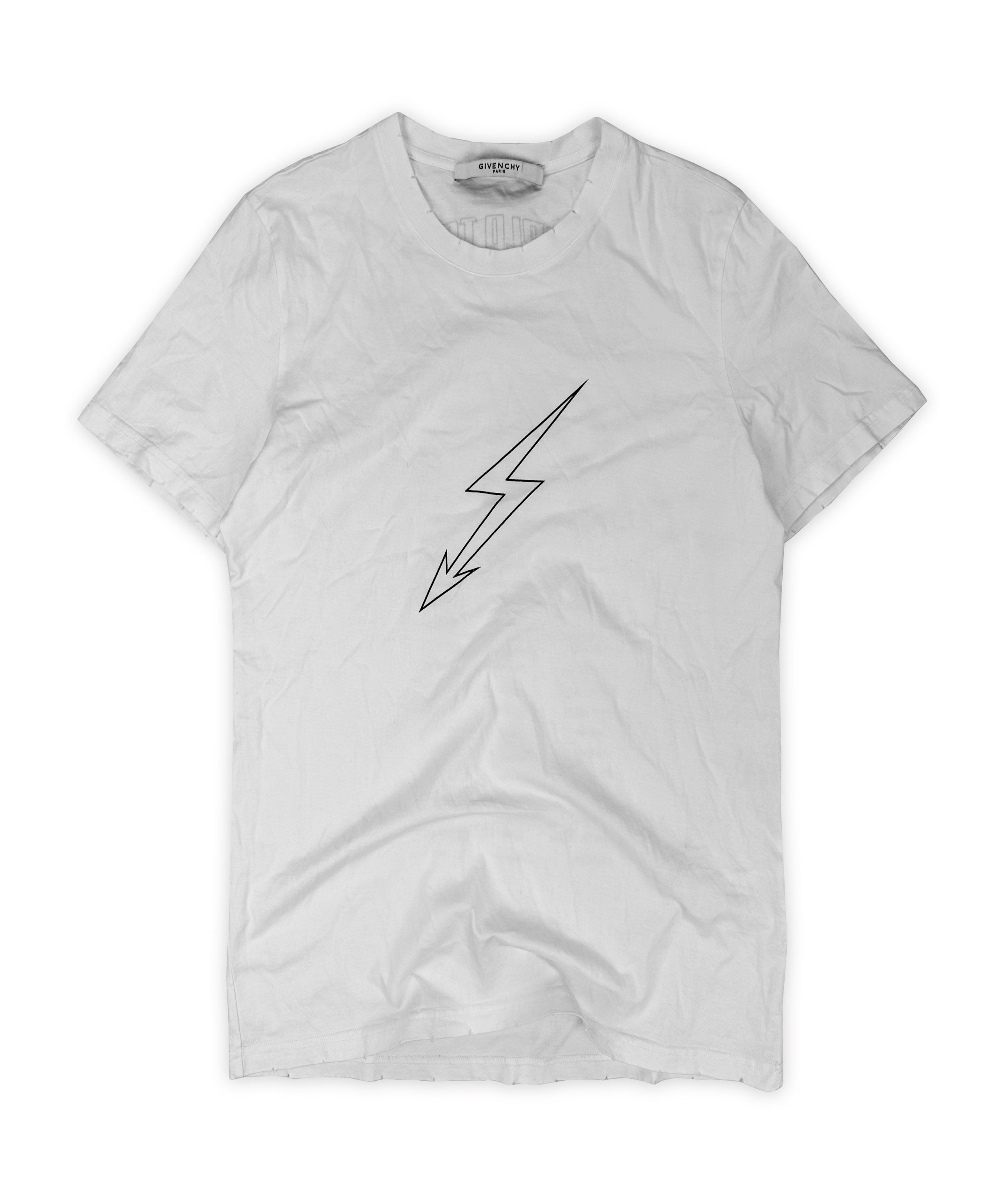 Givenchy ‘World Tour’ White Graphic Band T-Shirt