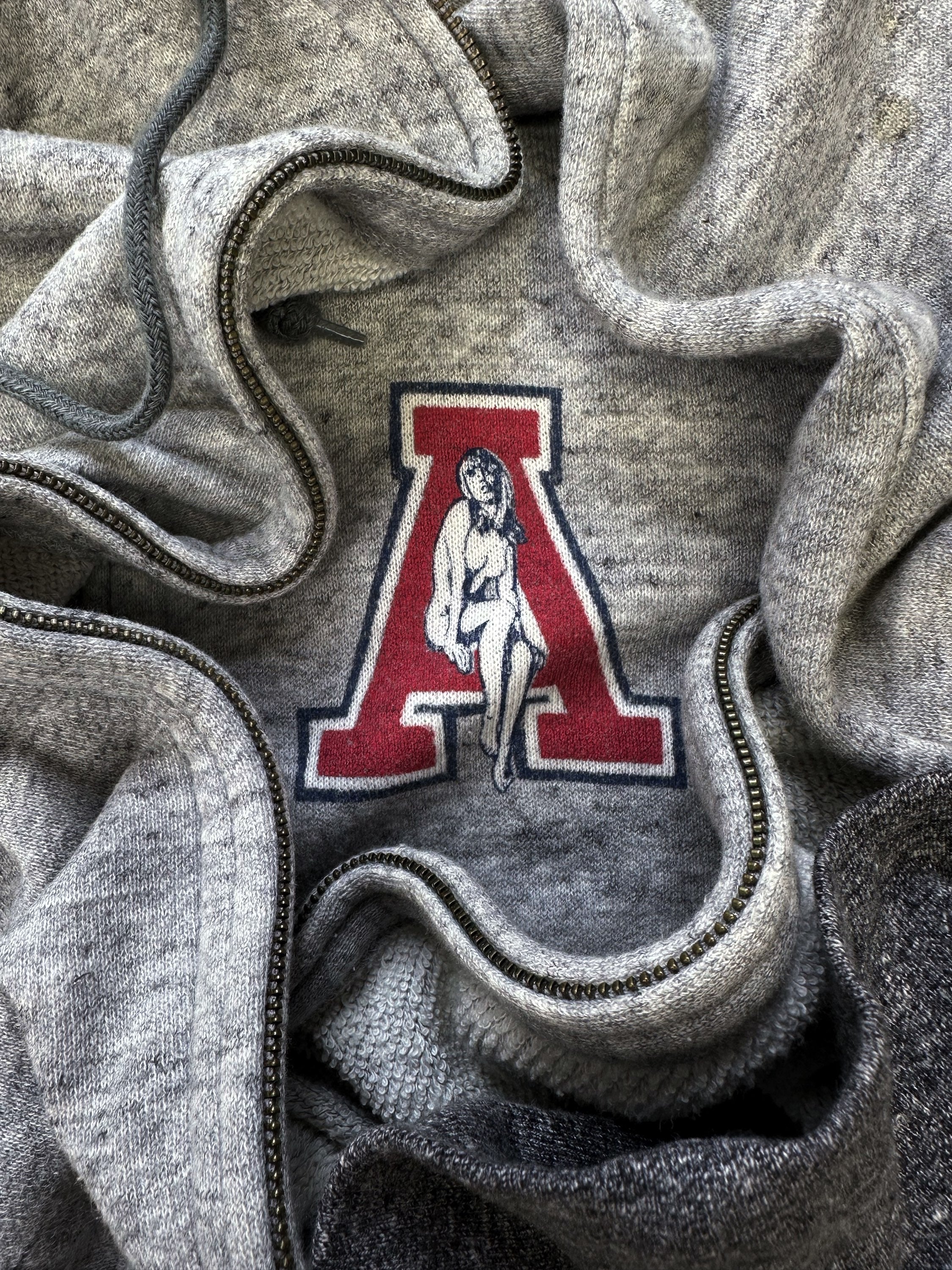 00s Hysteric Glamour ‘Austin’ Spell Out Graphic Zip-up Hoodie