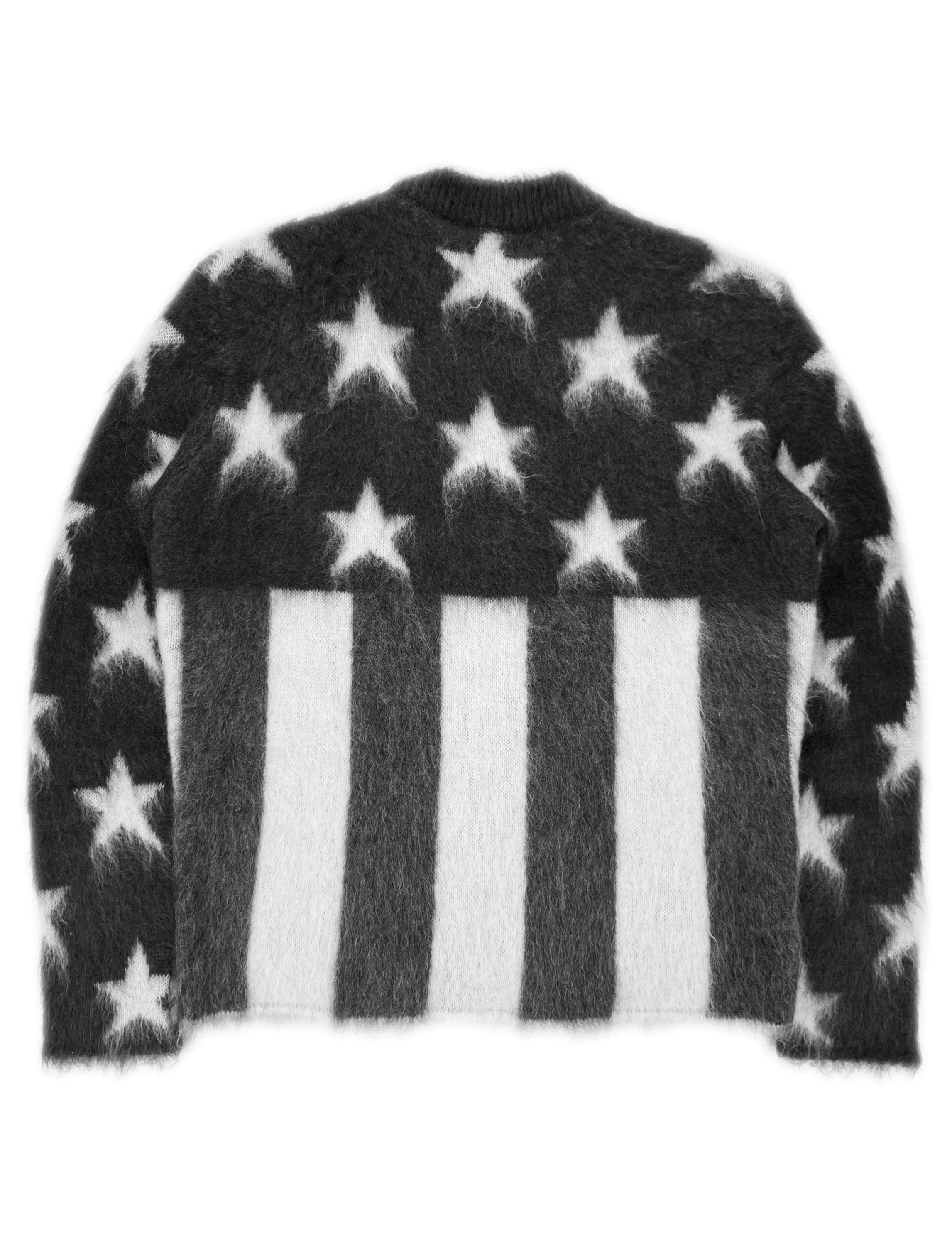 FW19 Louis Vuitton by Virgil Abloh Mohair Flag Knitted Sweater