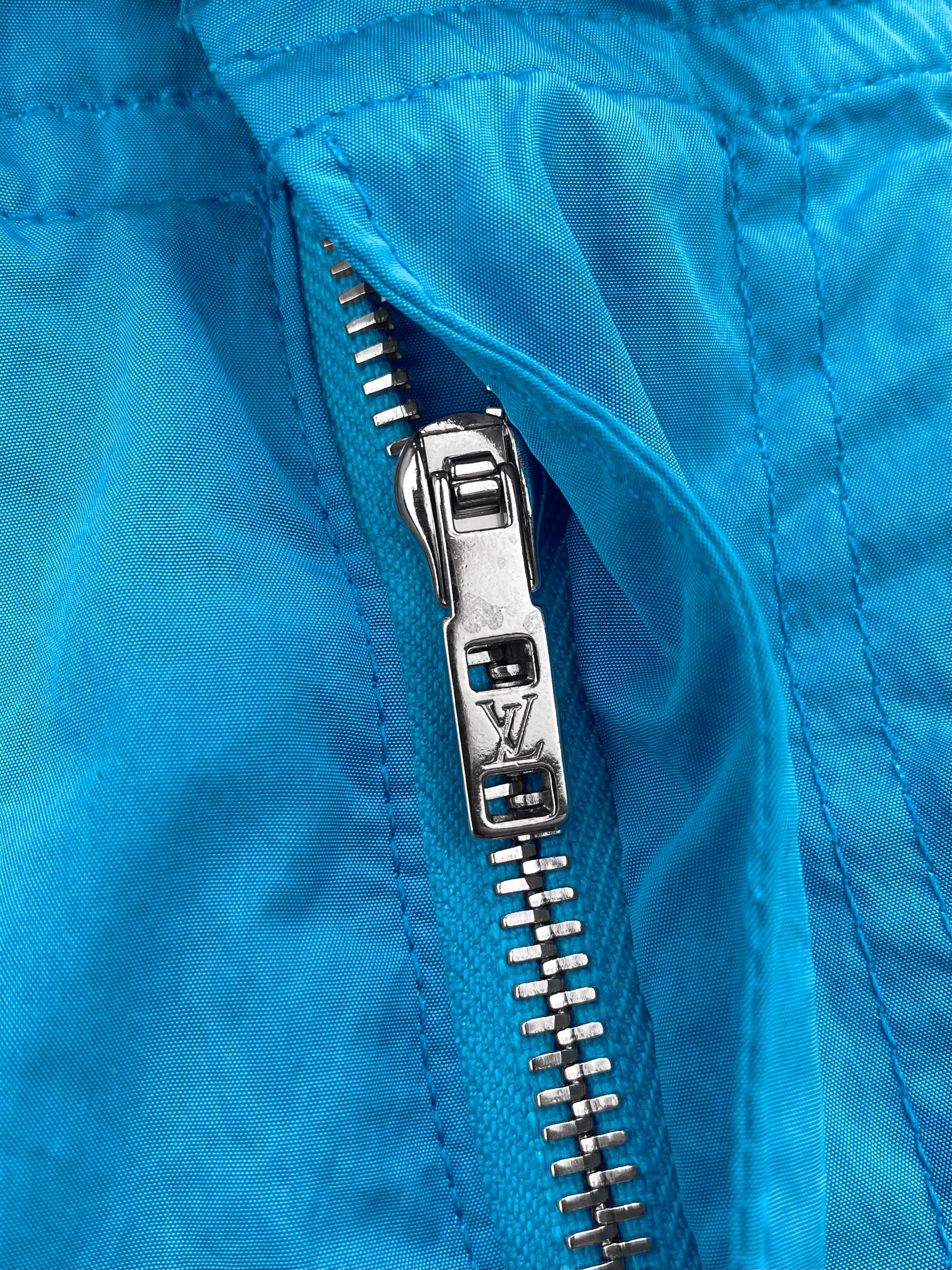 SS19 Louis Vuitton by Virgil Abloh Sky Blue Nylon Cargo Pants