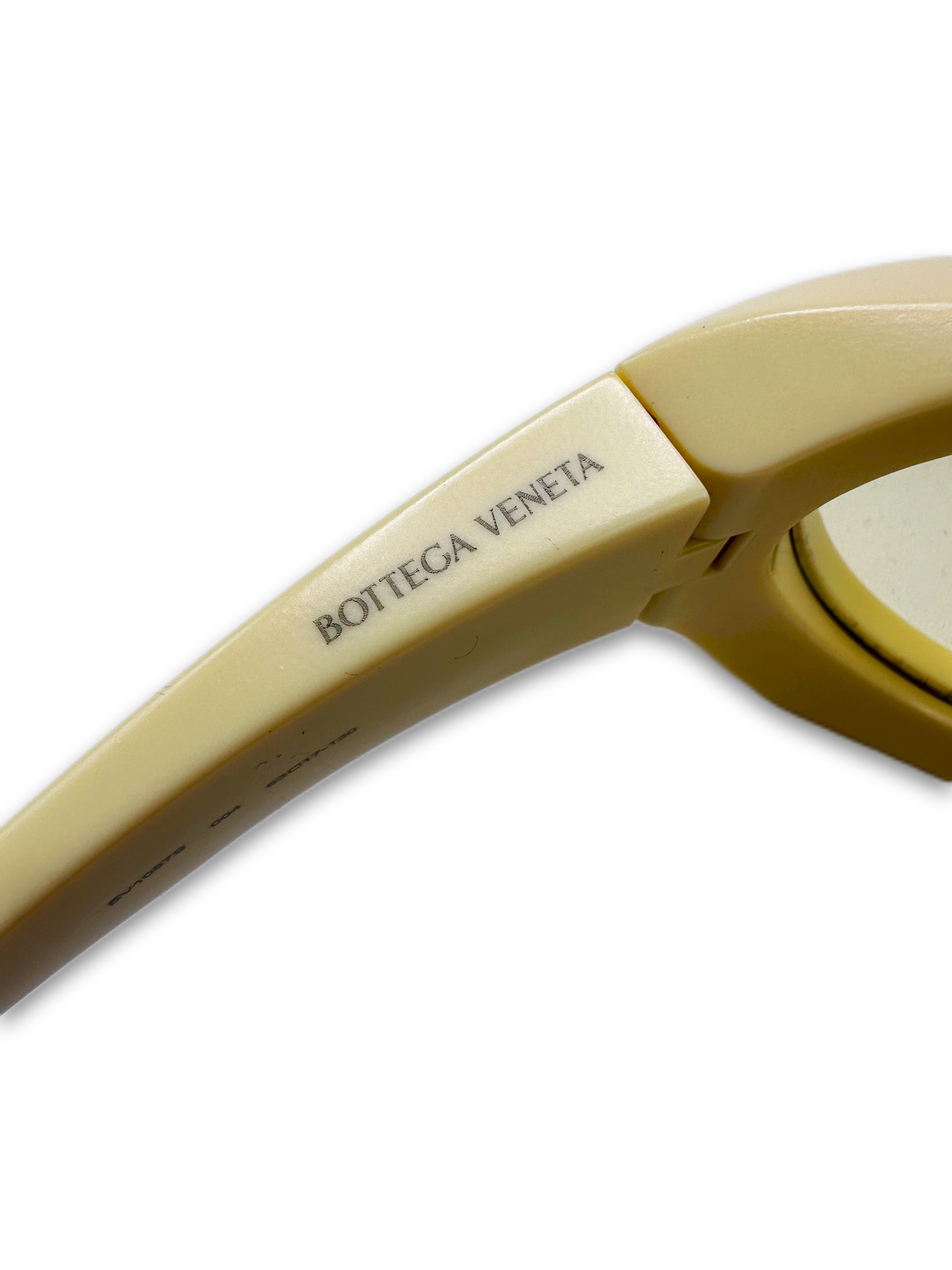 Bottega Veneta Yellow ‘Sonnenbrille’ Oversized Sunglasses