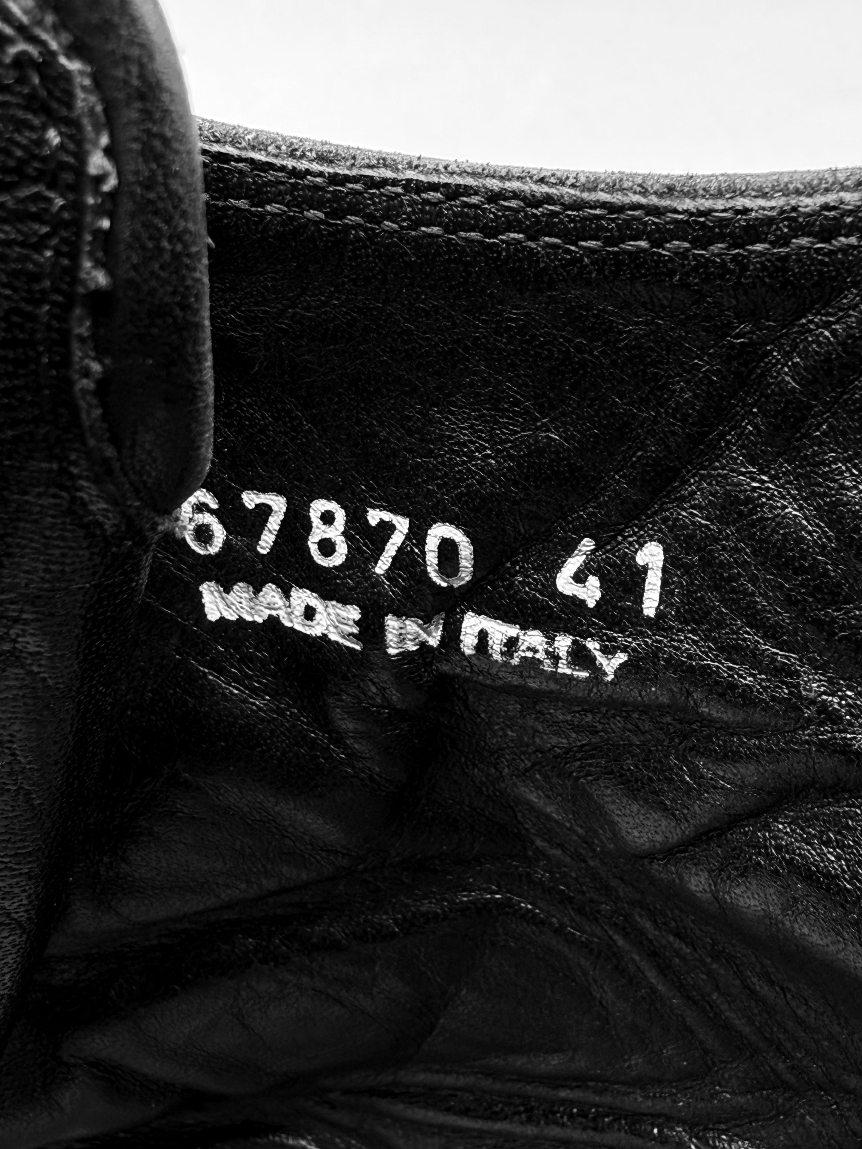 Chrome Hearts x Rick Owens Dagger Zip Black Leather Ramone Sneakers
