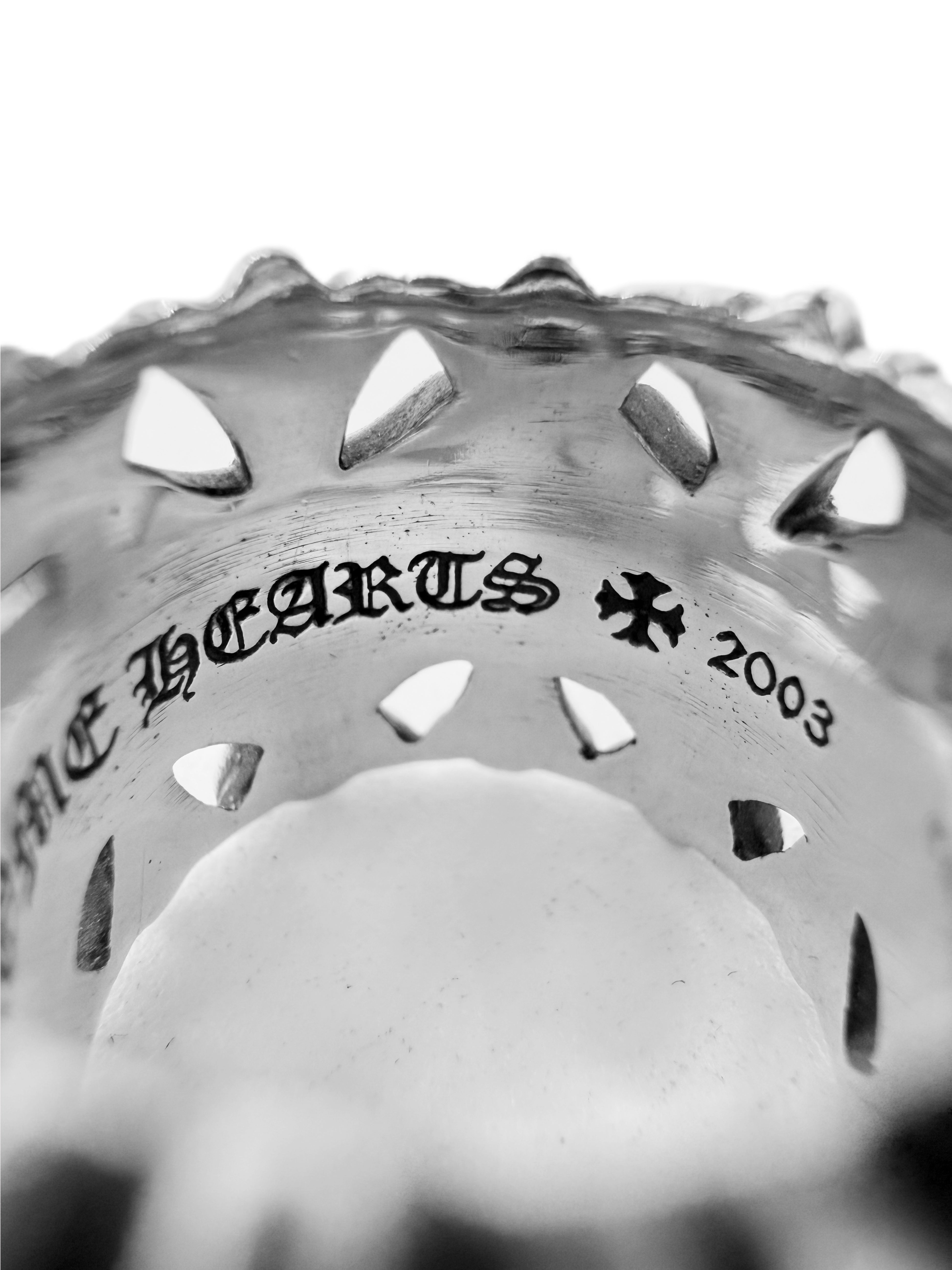 Chrome Hearts Cemetery Cross .925 Silver Ring