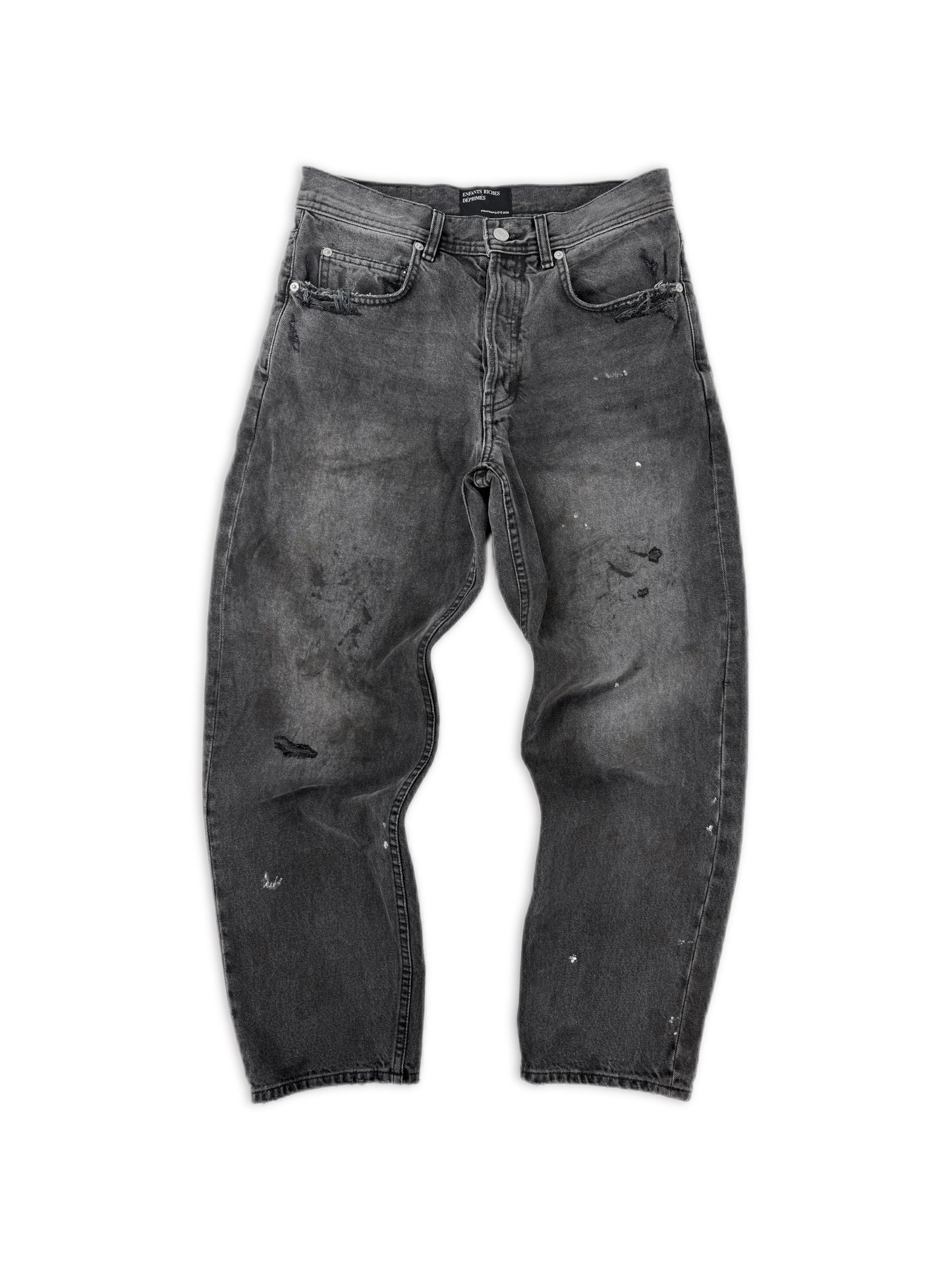 AW25 Enfants Riches Deprimes Paint Splatter Distressed Denim Jeans