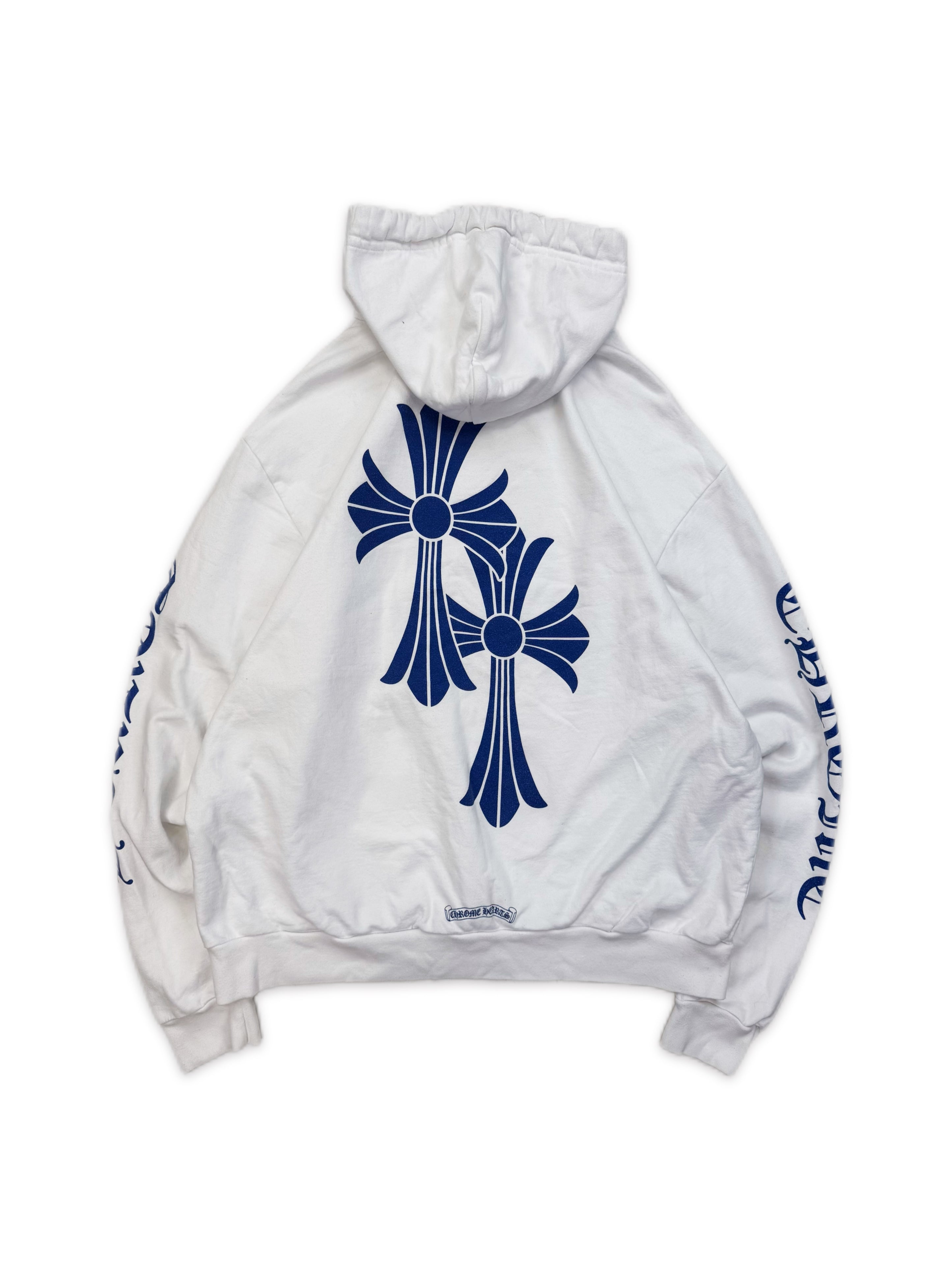 Chrome Hearts Los Angeles Exclusive Rhodium White Hoodie