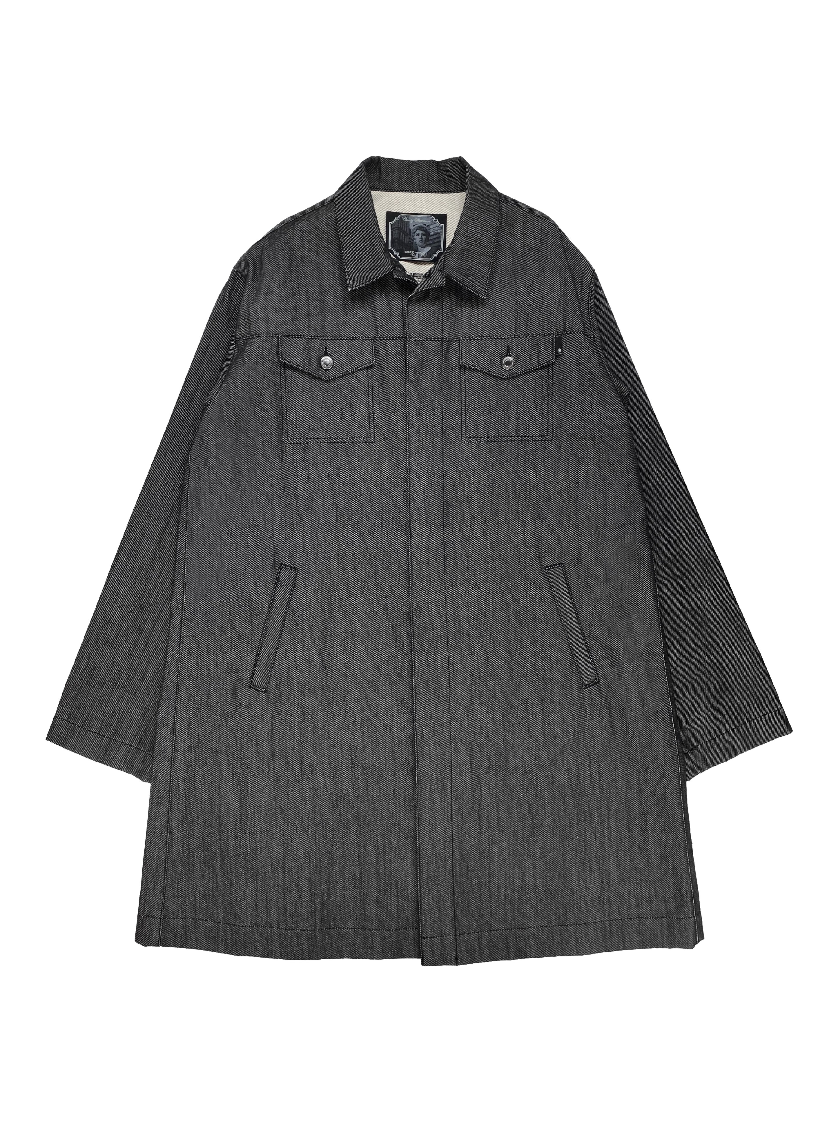 SS20 Undercover Cindy Sherman Coarse Denim Trench Coat