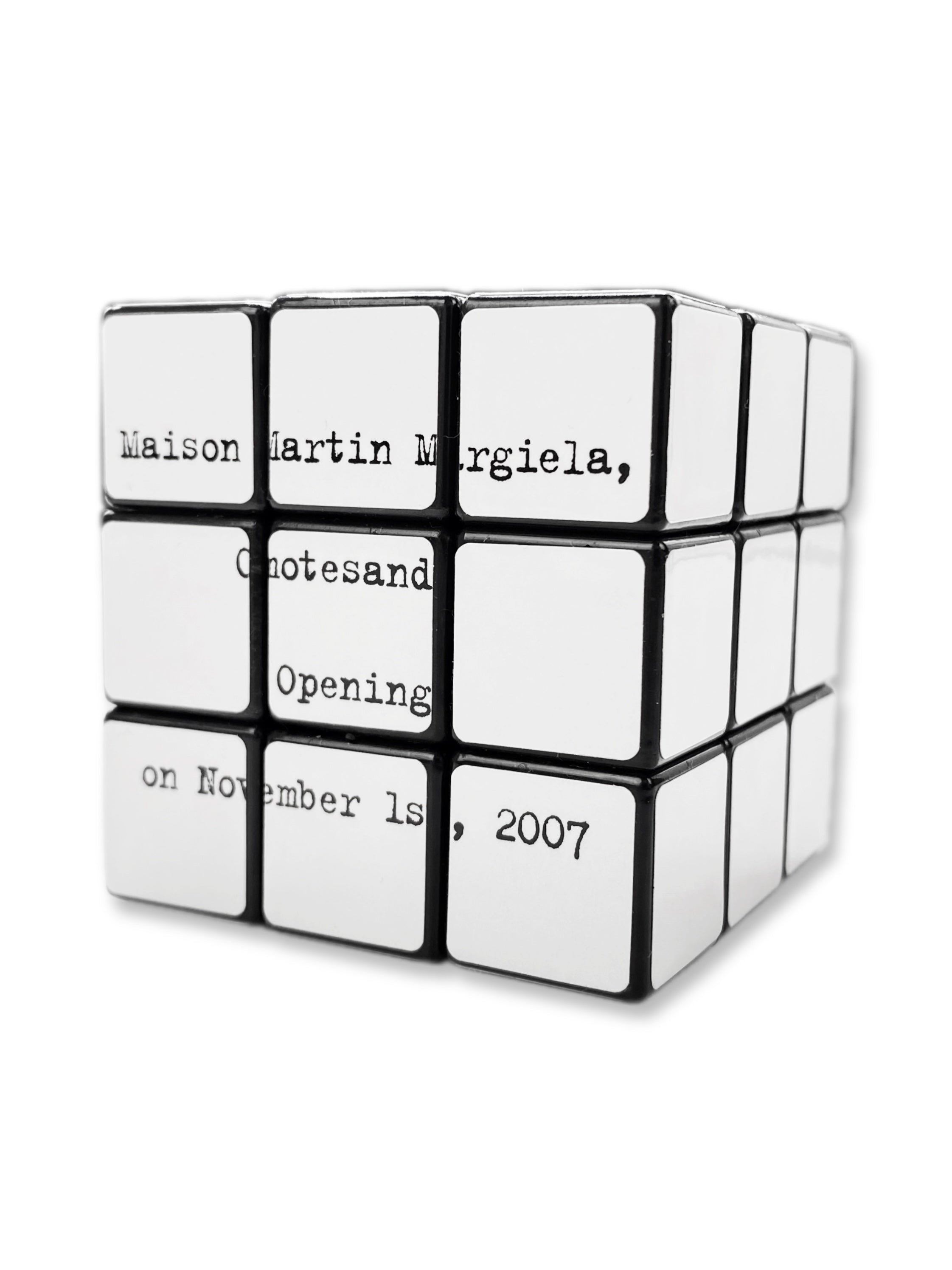 AW07 Maison Margiela 1/100 Japan Exclusive White Rubik’s Cube