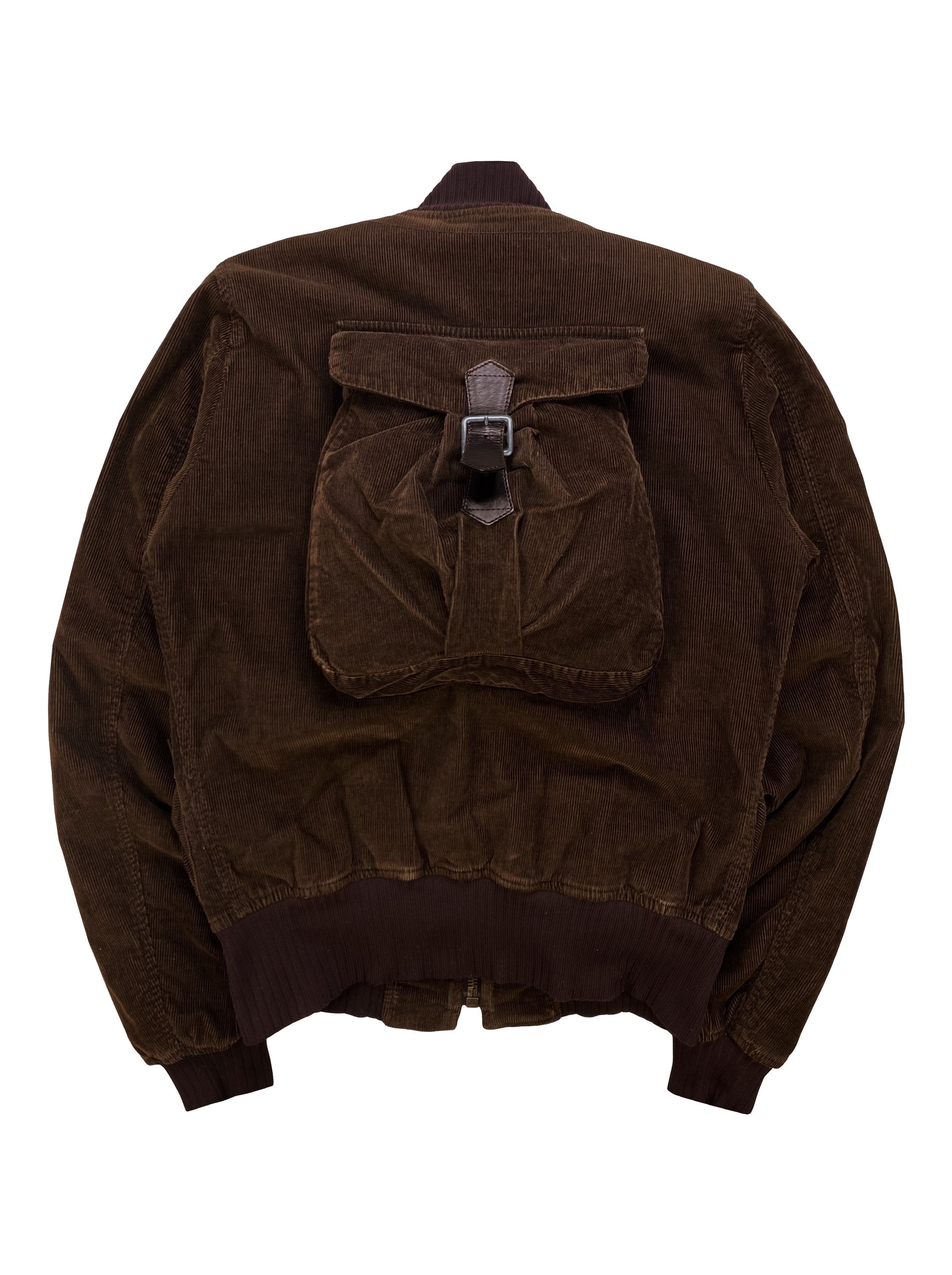 AW03 Dolce & Gabbana 3D Cargo Pocket Rabbit Fur Hunting Jacket