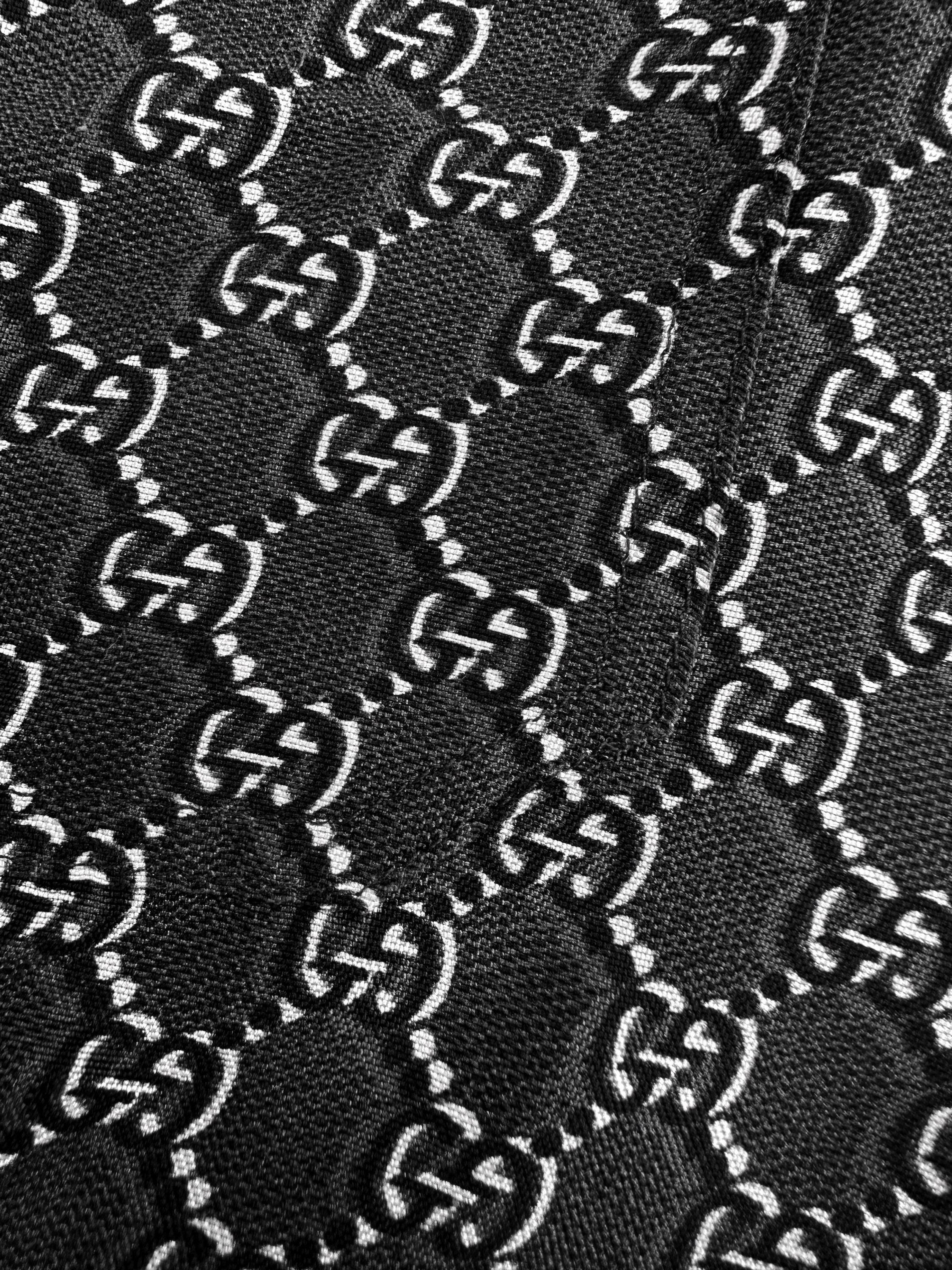 Gucci ‘GG’ Monogram Dark Grey Shorts