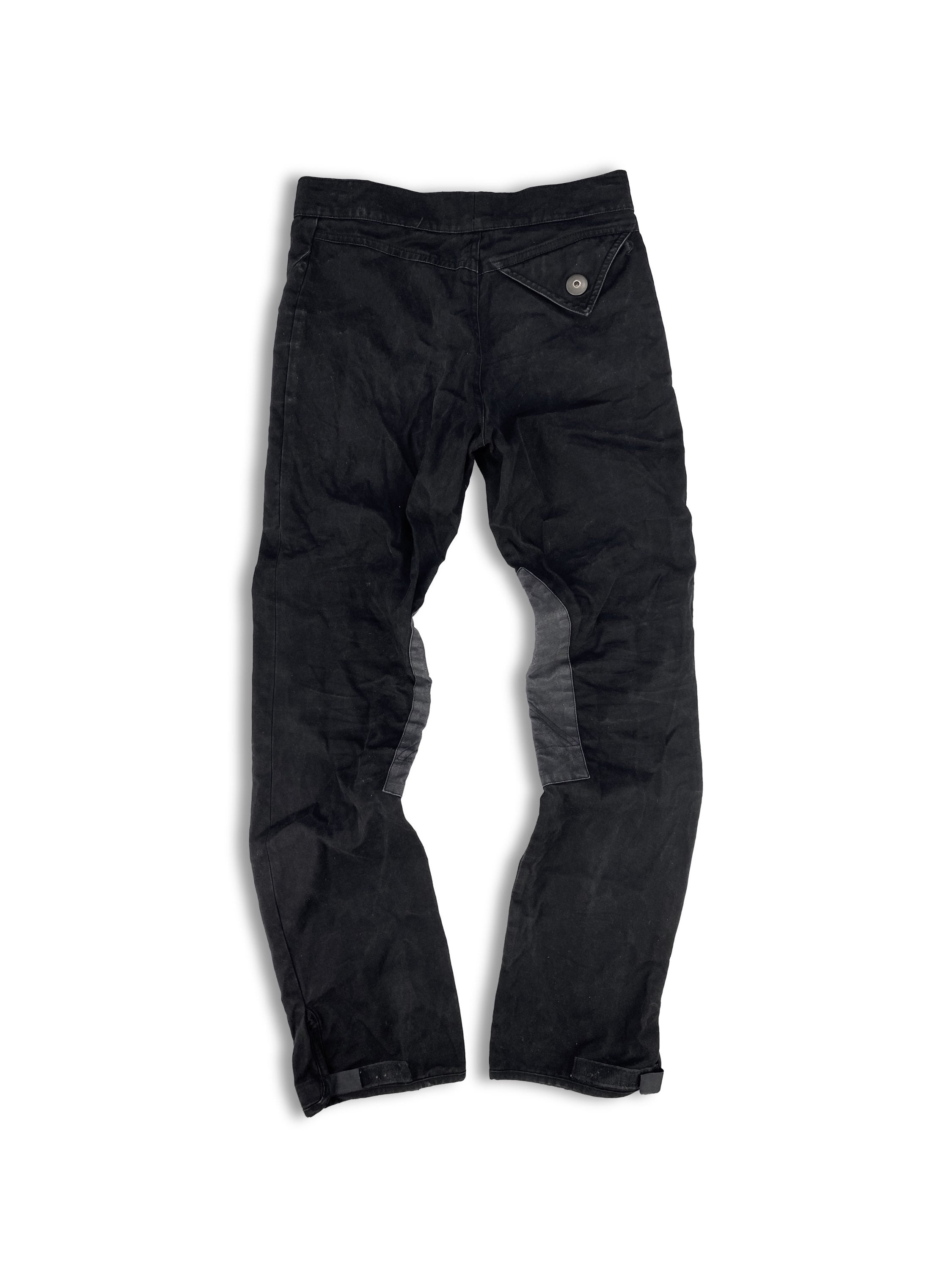FW05 Raf Simons ‘History of My World’ Two Tone Moto Trousers
